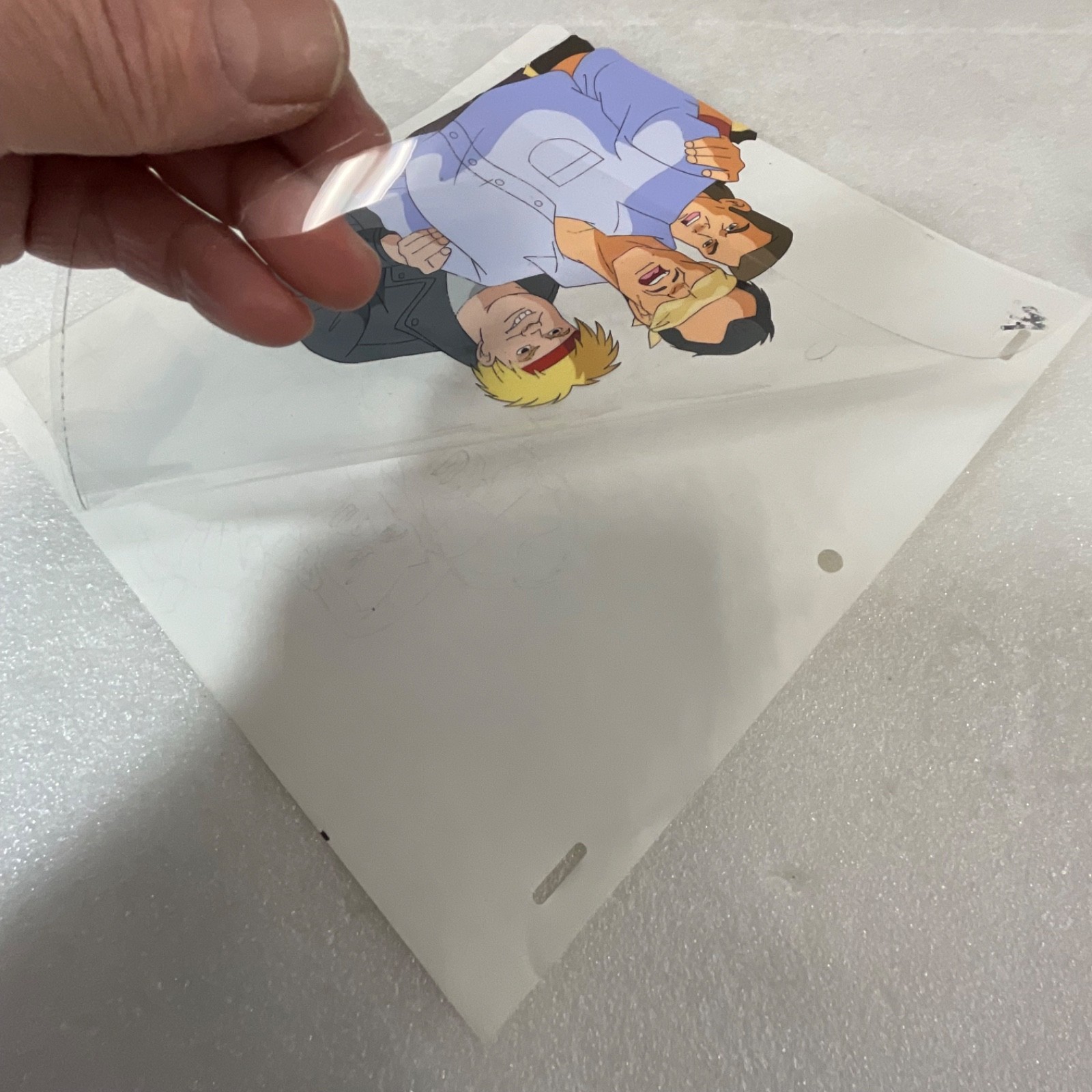 Animation Production Cel with Heavy Pencil Transfer Layout 12 in x 10 in - Image 12