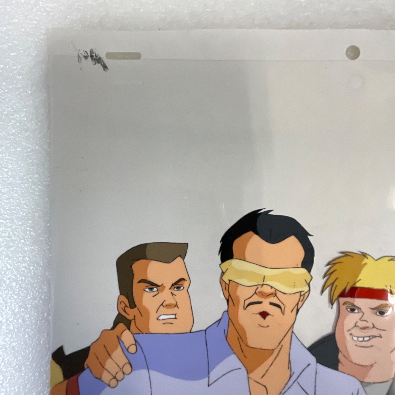 Animation Production Cel with Full Pencil Drawing Layout Sheet 12 in x 10 in - Image 3