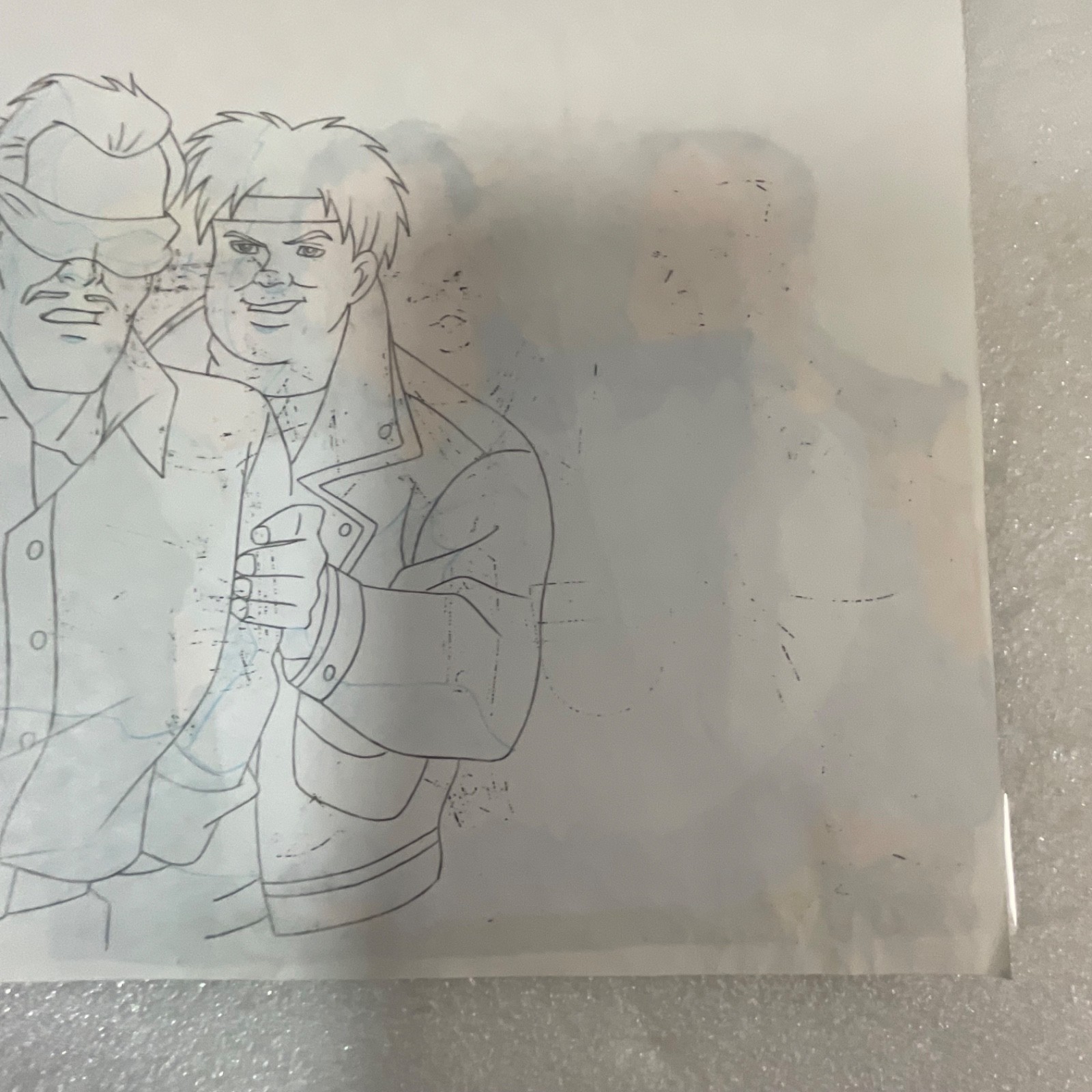 Animation Production Cel with Matching Pencil Drawing Sheet 12 in x 10 in - Image 11
