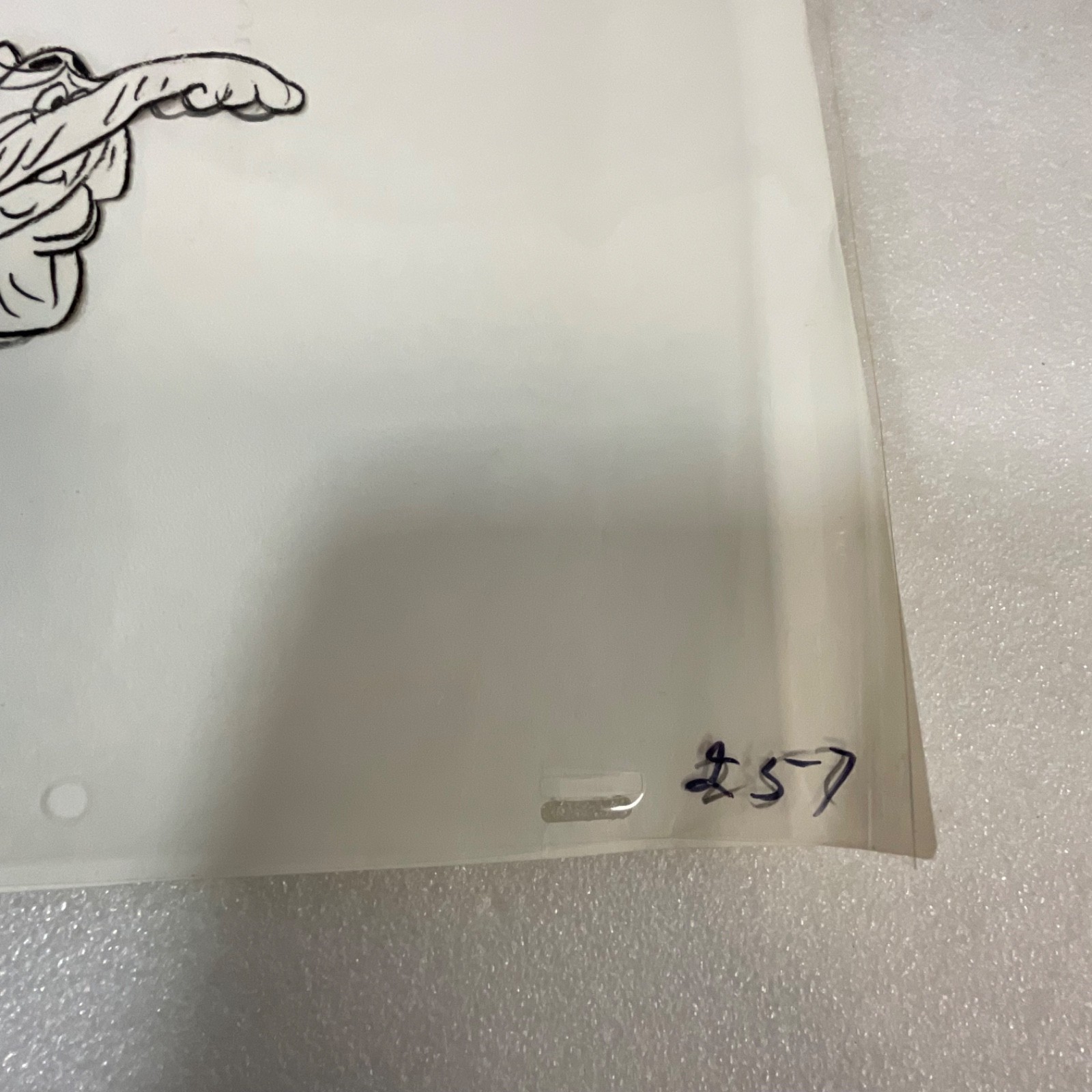 Hand-Drawn Dog Animation Production Cel Acetate Sheet Action Pose 12 in x 10 in - Image 4