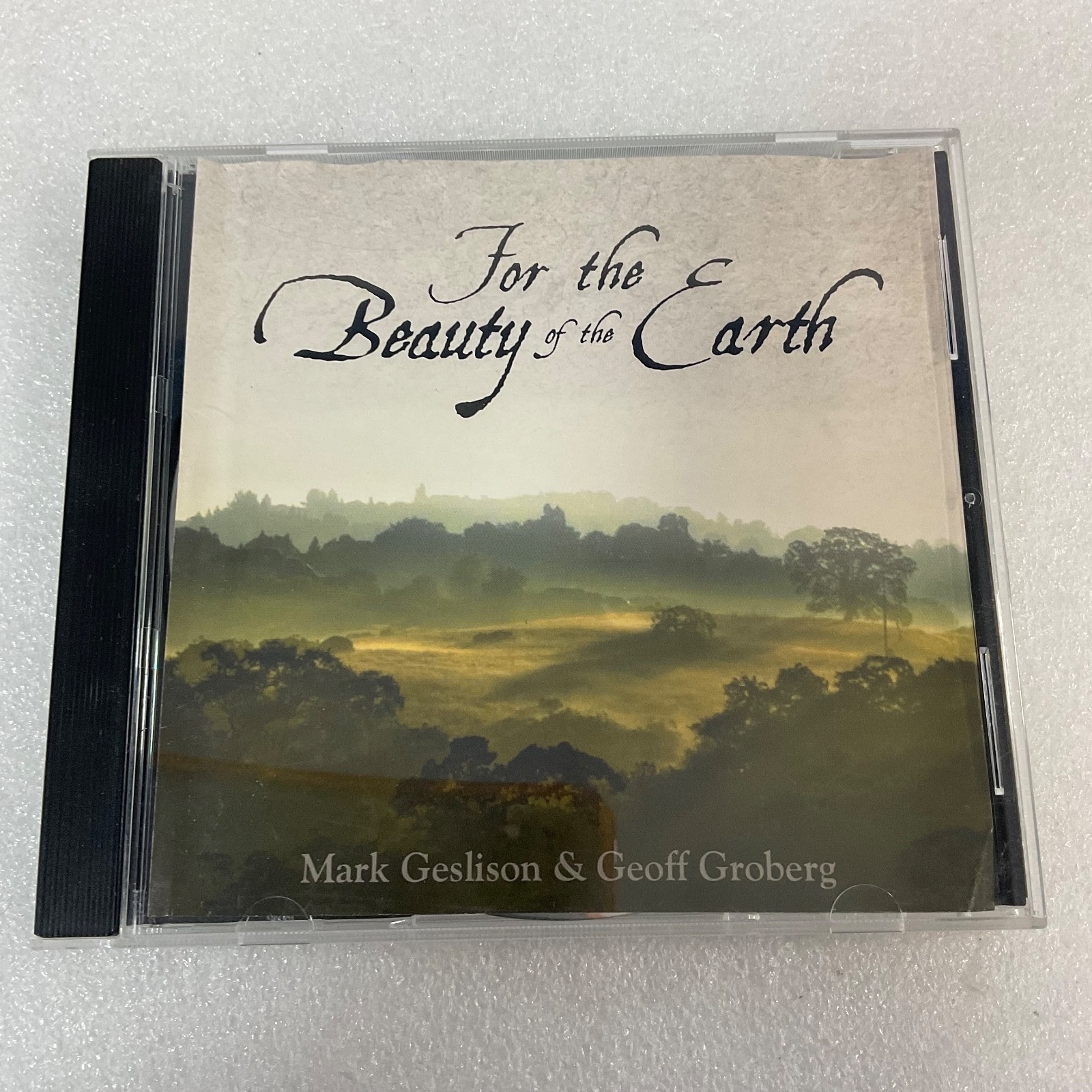 For the Beauty of the Earth CD Mark Geslison Geoff Groberg Hymns Sacred Music - Image 1