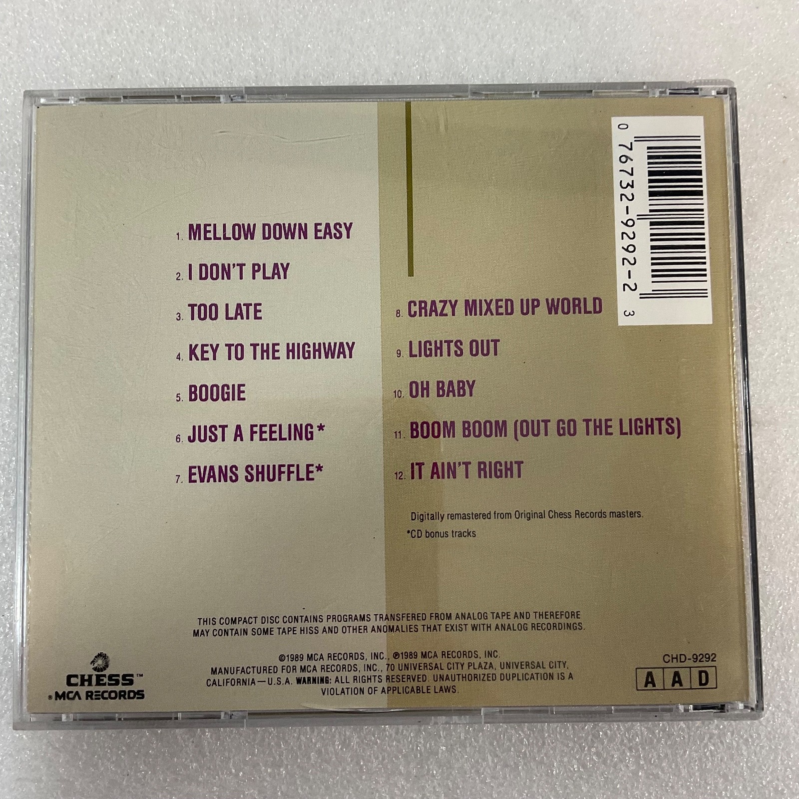 The Best of Little Walter Volume Two CD Chess Blues Remastered - Image 2