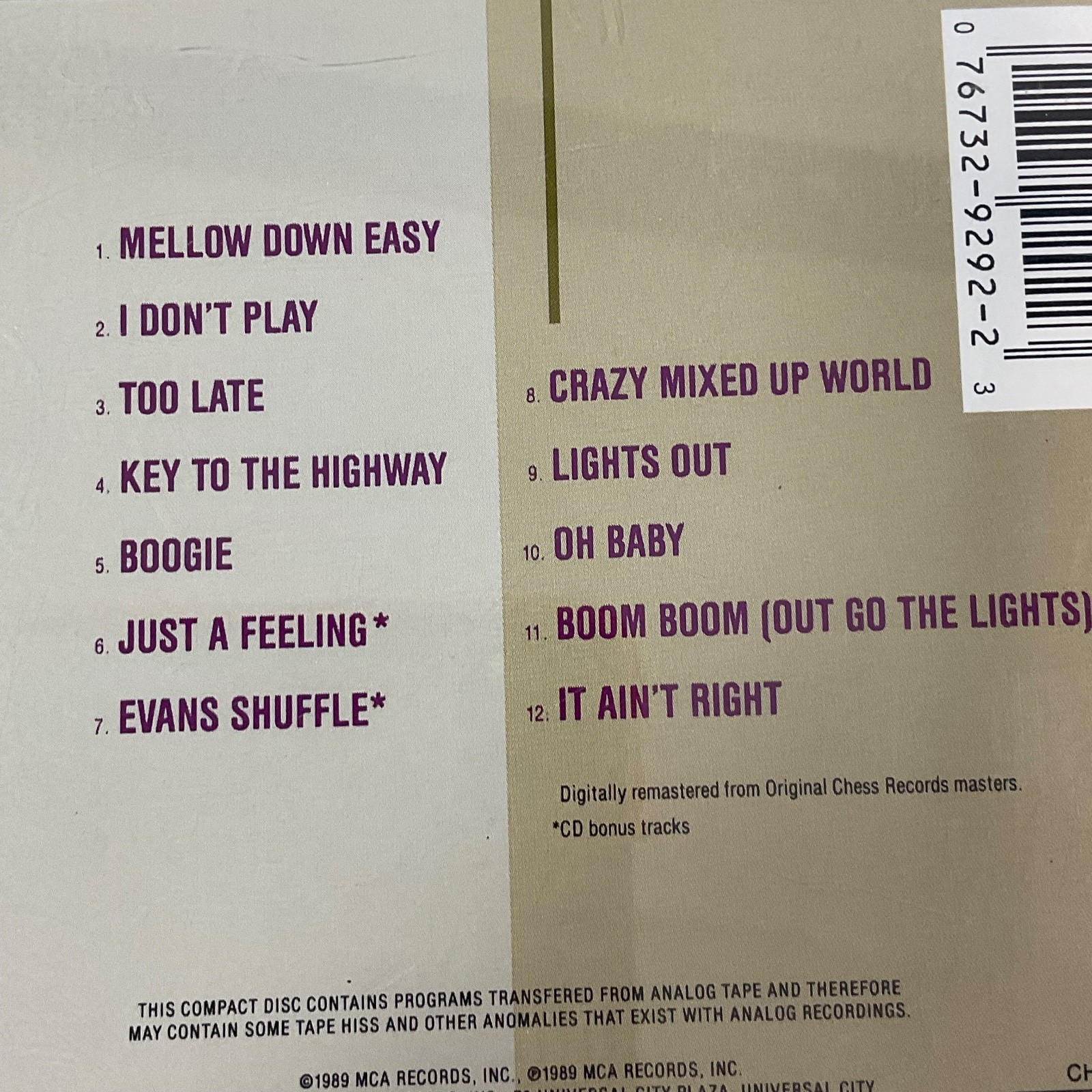 The Best of Little Walter Volume Two CD Chess Blues Remastered - Image 8