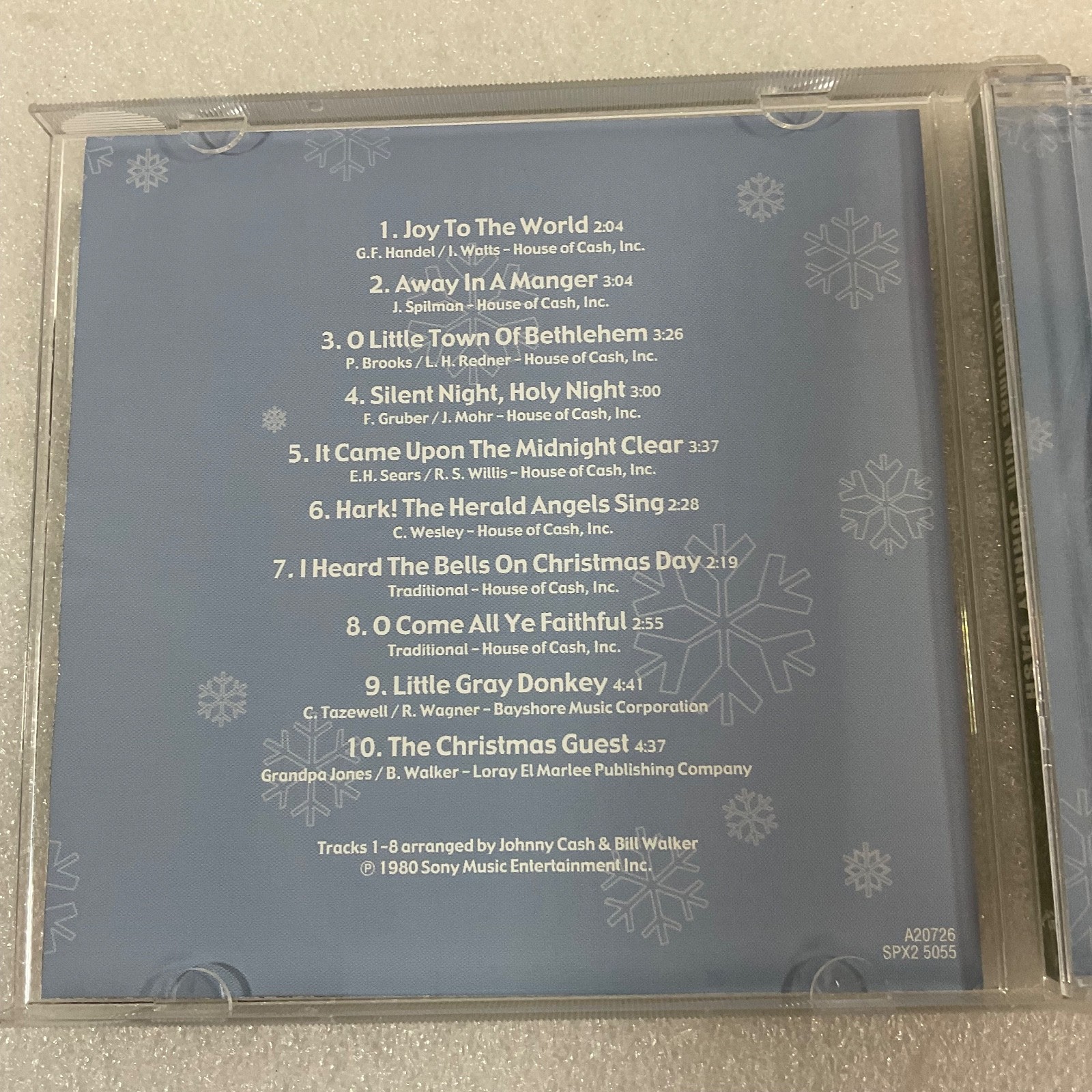 Christmas With Johnny Cash CD Classic Holiday Songs Sony Music Special Products - Image 10