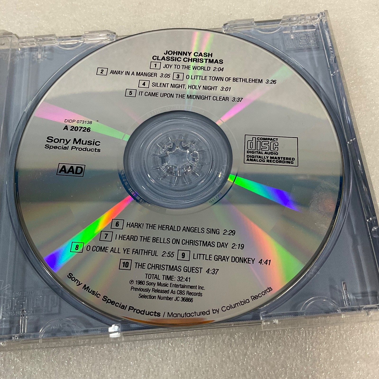 Christmas With Johnny Cash CD Classic Holiday Songs Sony Music Special Products - Image 11
