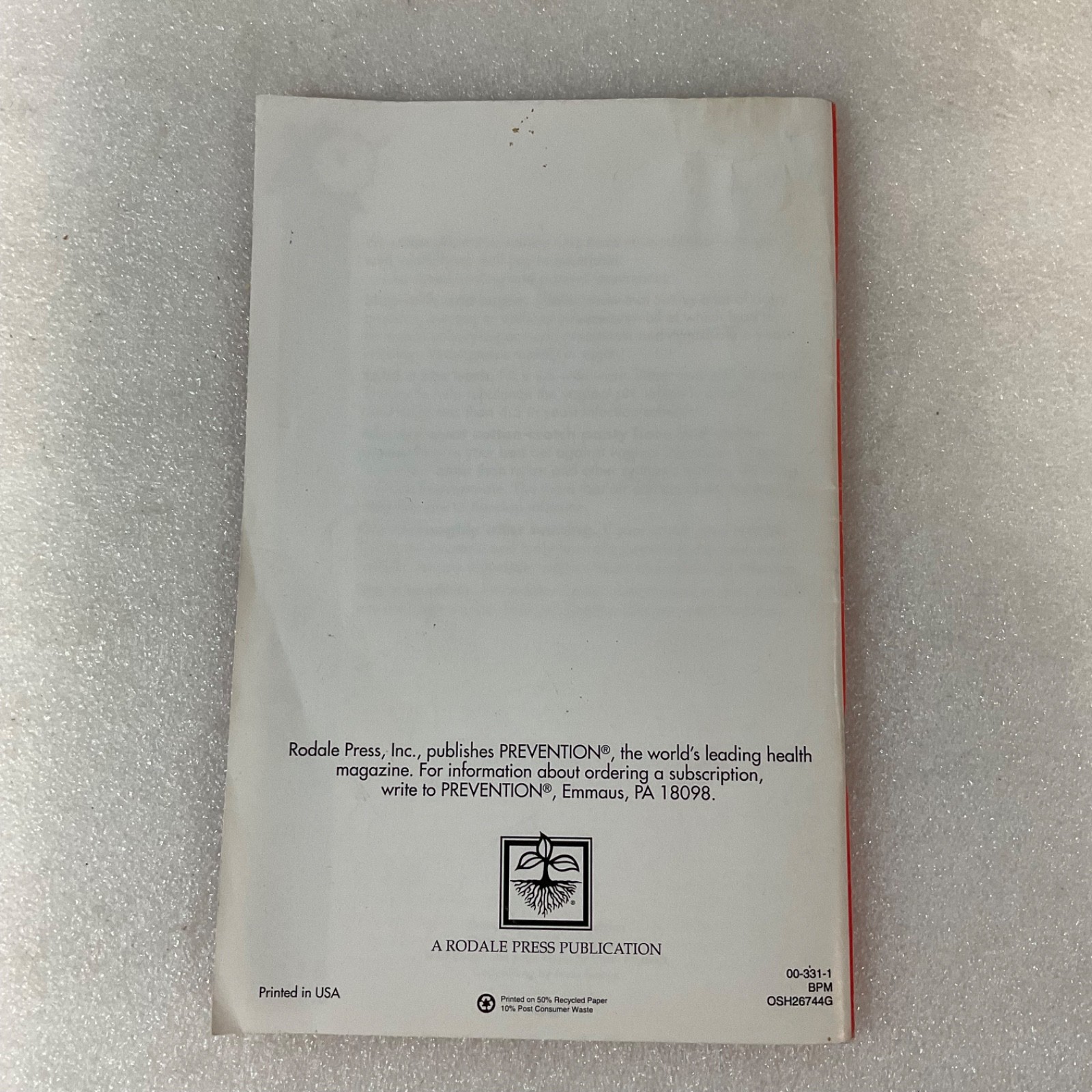 5-Minute Cures Fast-Action Remedies Rodale Press Paperback 1993 - Image 2