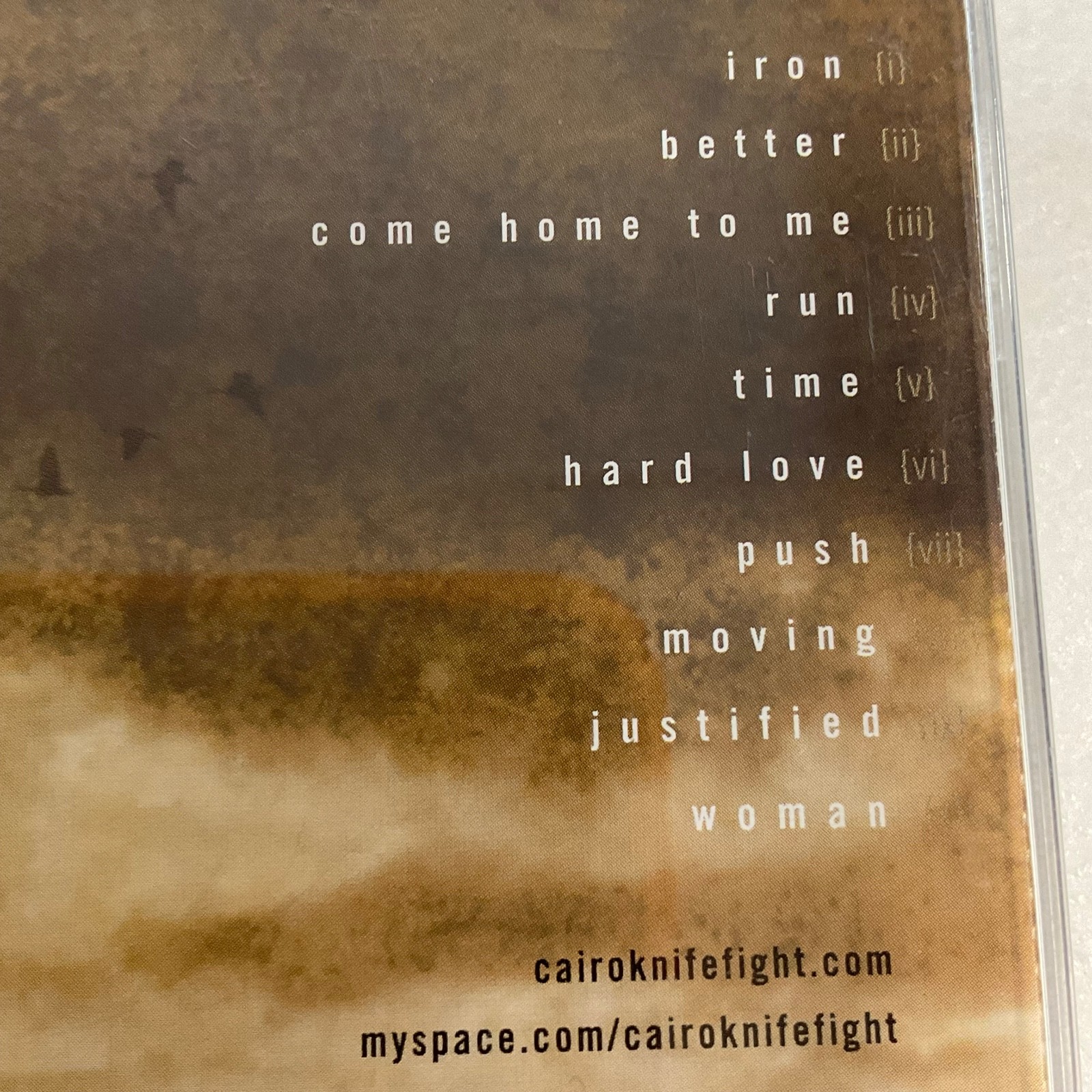 Cairo Knife Fight Iron CD Album 2009 Indie Rock Sony Music - Image 11