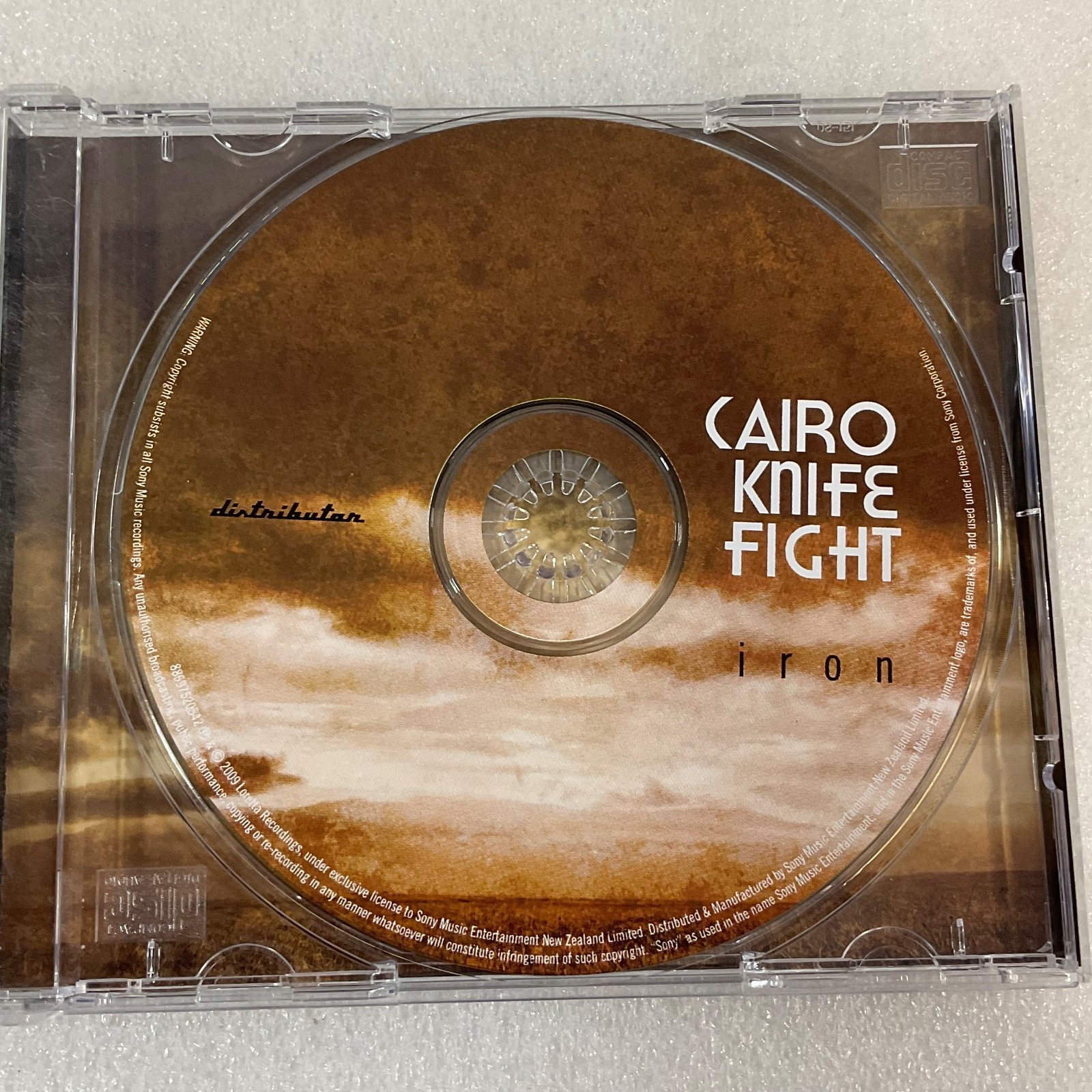 Cairo Knife Fight Iron CD Album 2009 Indie Rock Sony Music - Image 14