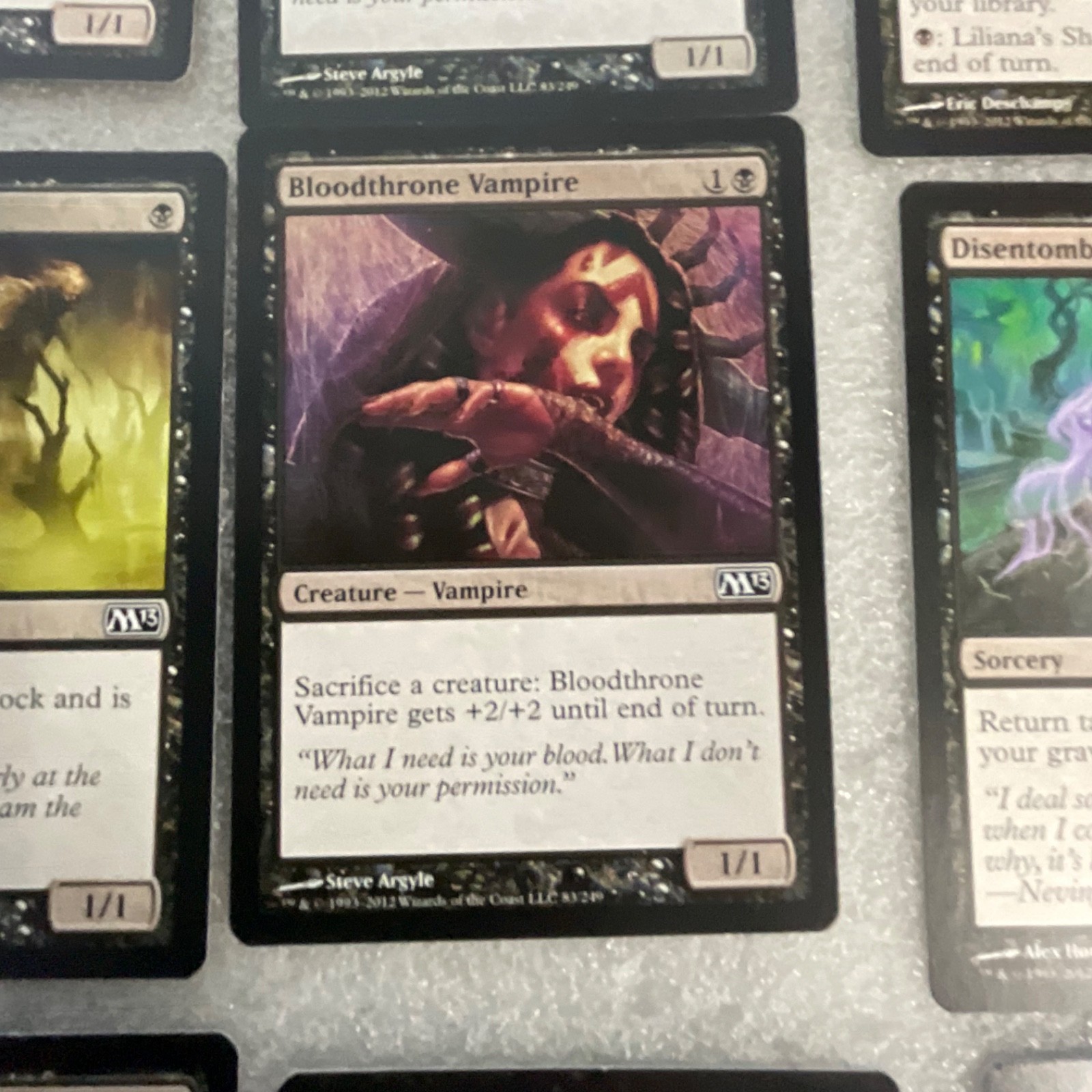 Magic the Gathering Lot of 20 Black Cards M13 Core Set Creatures - Image 8