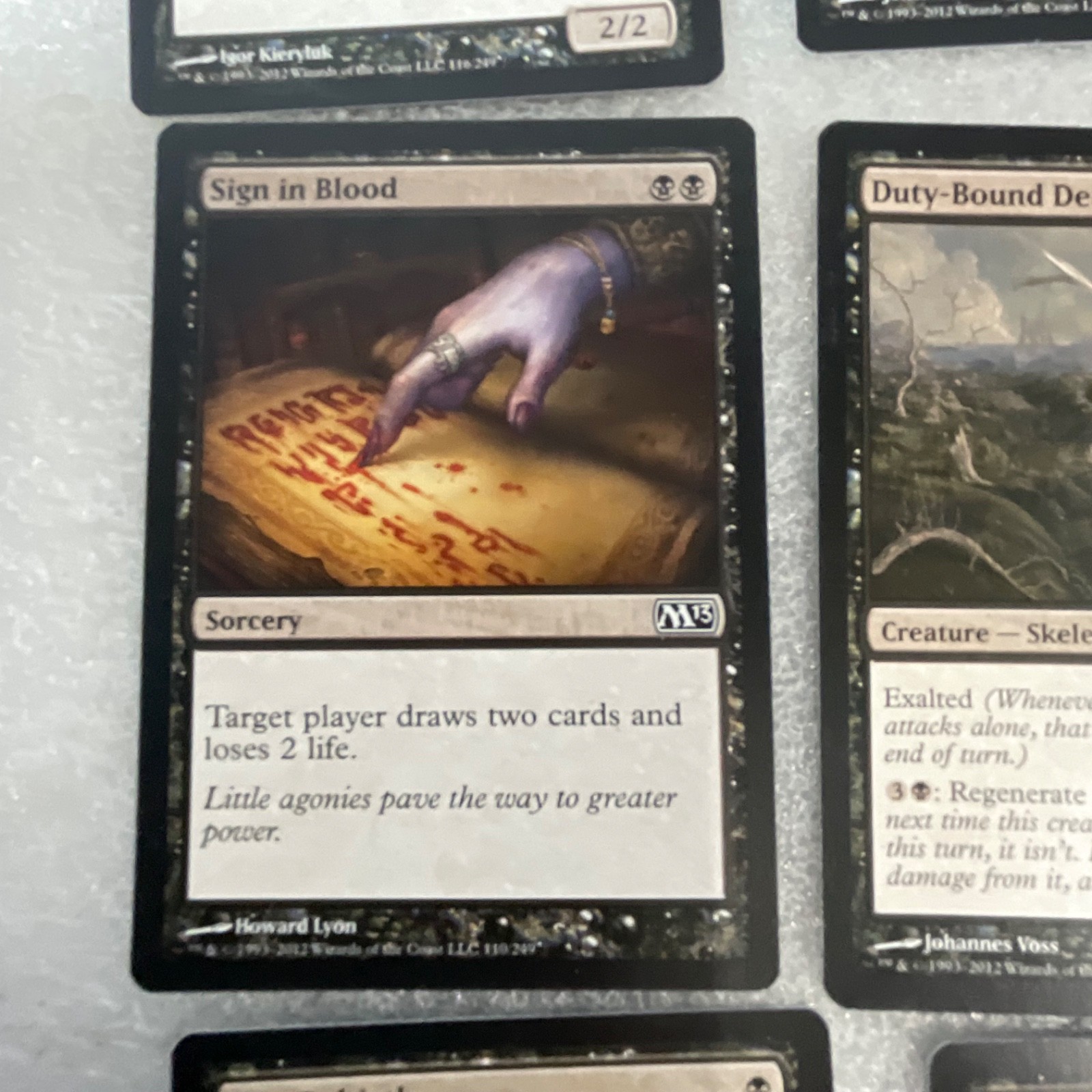 Magic the Gathering Lot of 20 Black Cards M13 Core Set Creatures - Image 12