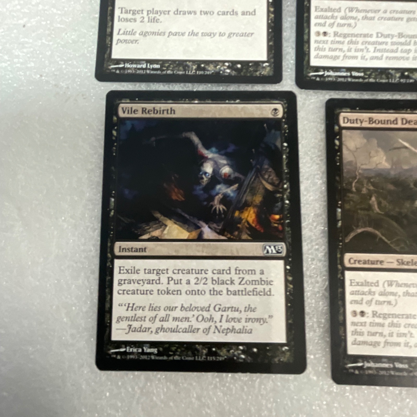 Magic the Gathering Lot of 20 Black Cards M13 Core Set Creatures - Image 21