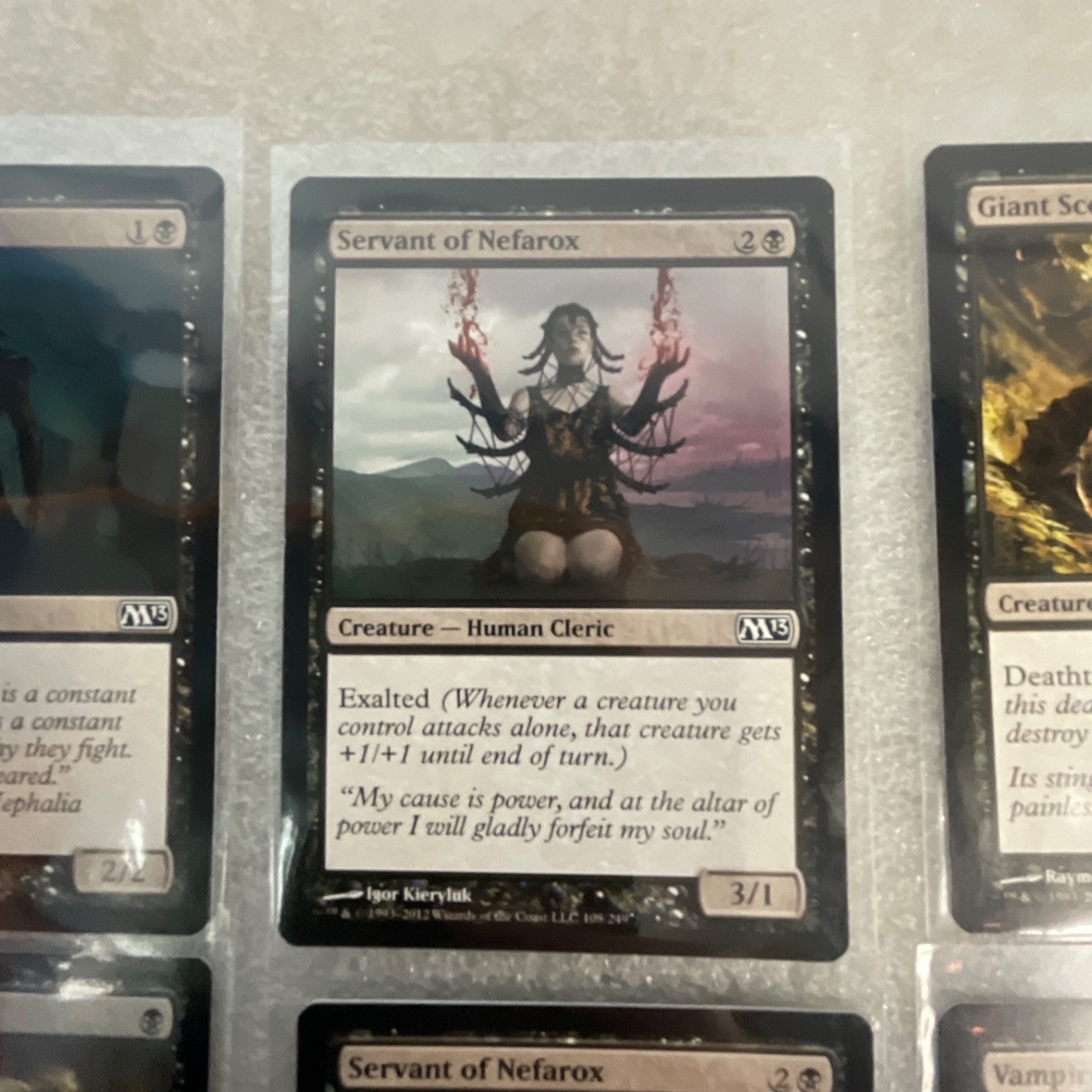 Magic the Gathering Lot of 20 Black Cards M13 Core Set - Image 4