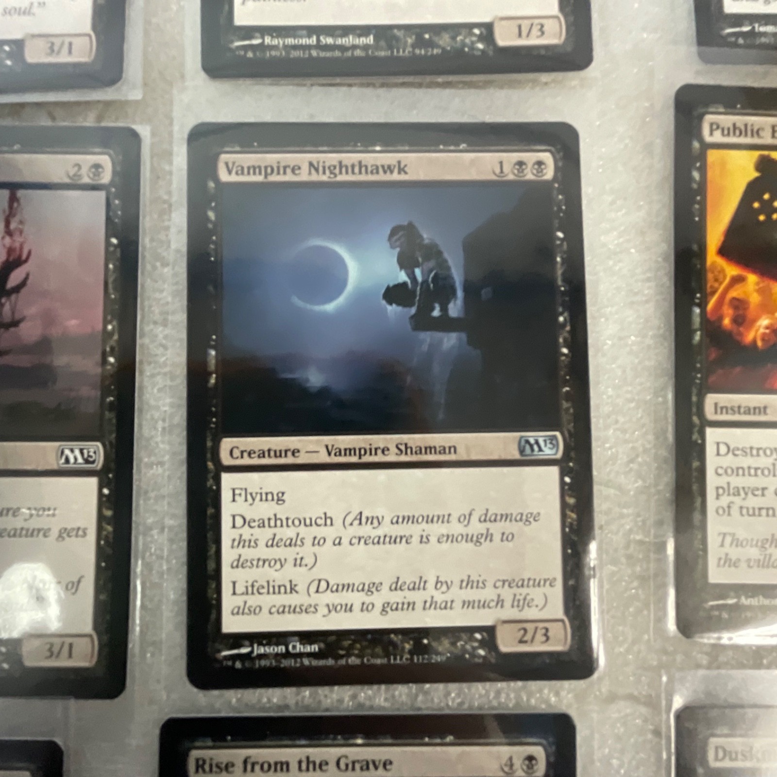 Magic the Gathering Lot of 20 Black Cards M13 Core Set - Image 8