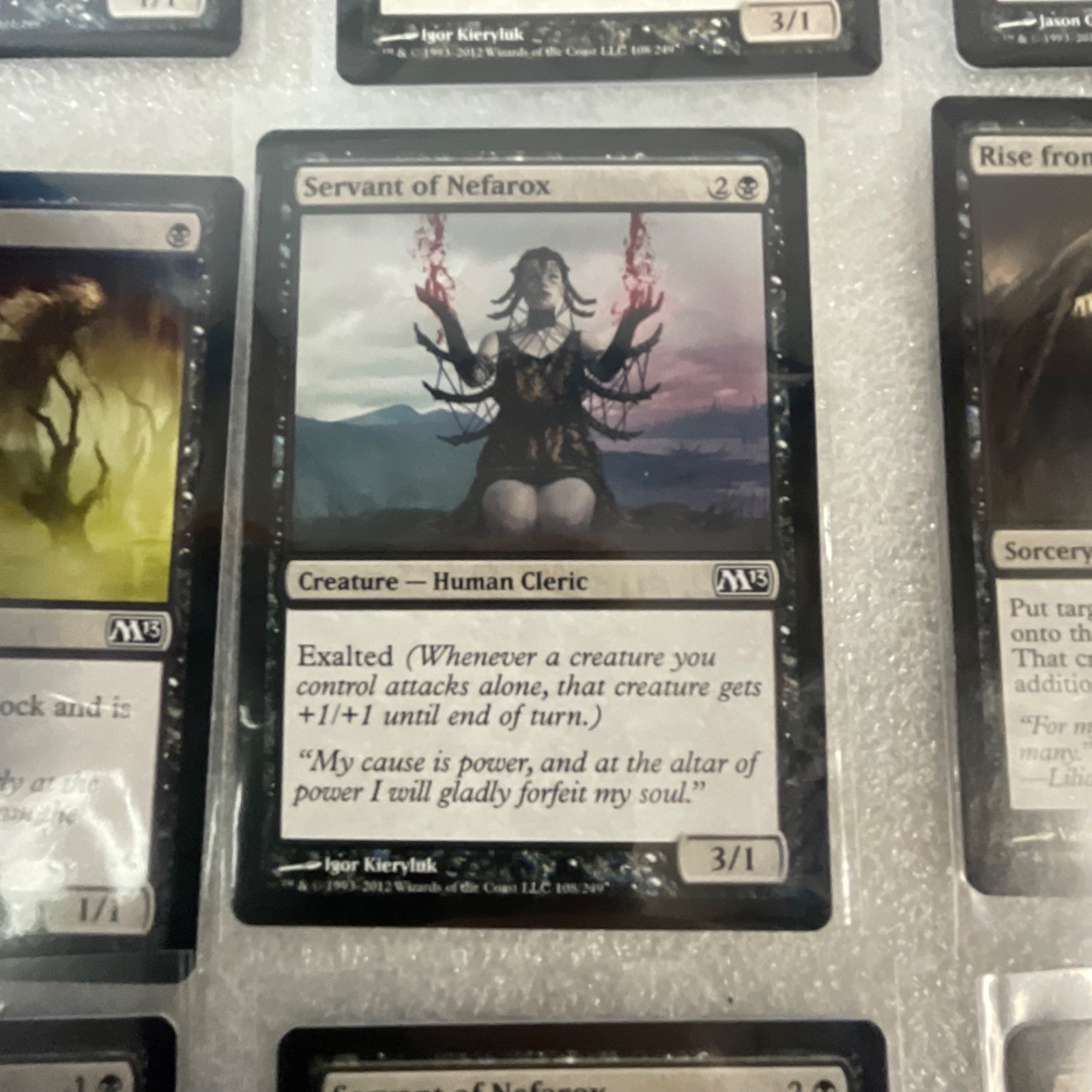 Magic the Gathering Lot of 20 Black Cards M13 Core Set - Image 14