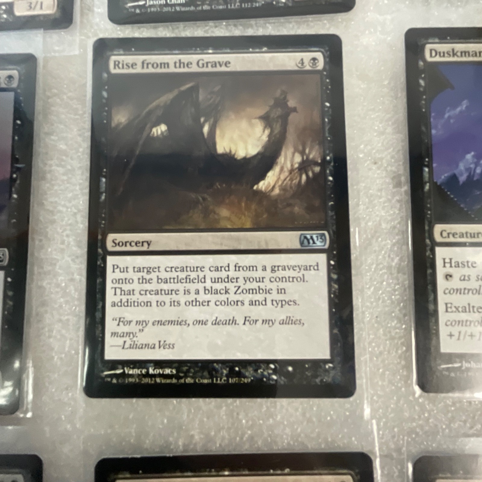 Magic the Gathering Lot of 20 Black Cards M13 Core Set - Image 15