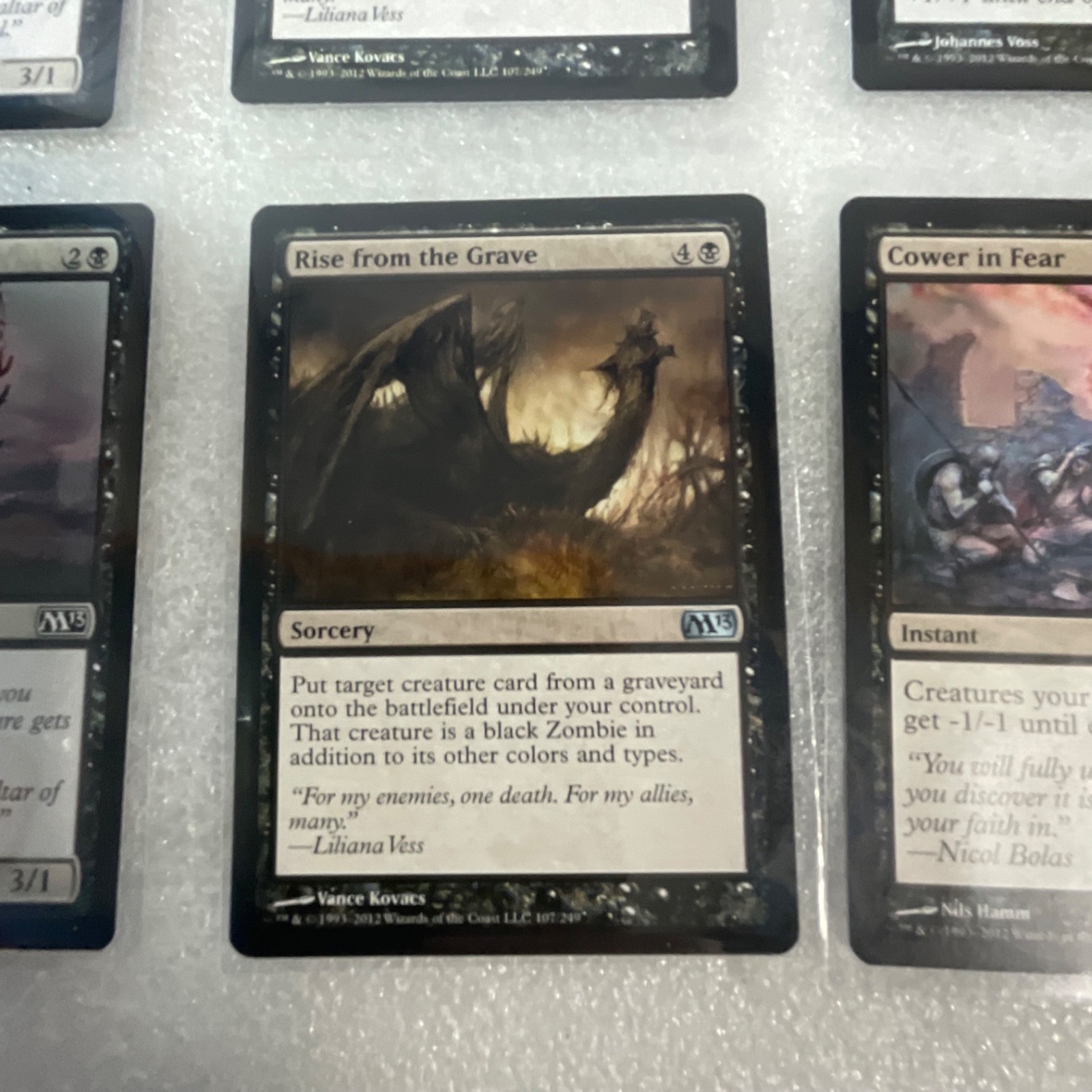 Magic the Gathering Lot of 20 Black Cards M13 Core Set - Image 18