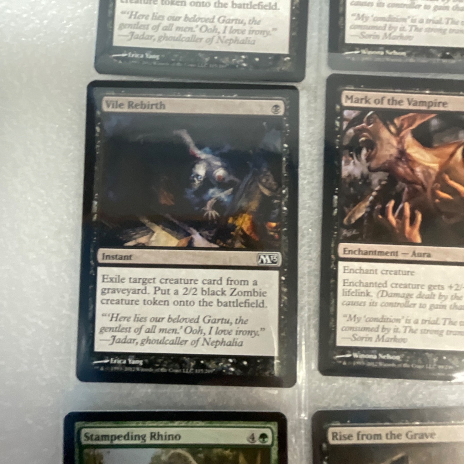 Magic the Gathering Lot of 20 Black M13 Cards Vampires & Spells - Image 11