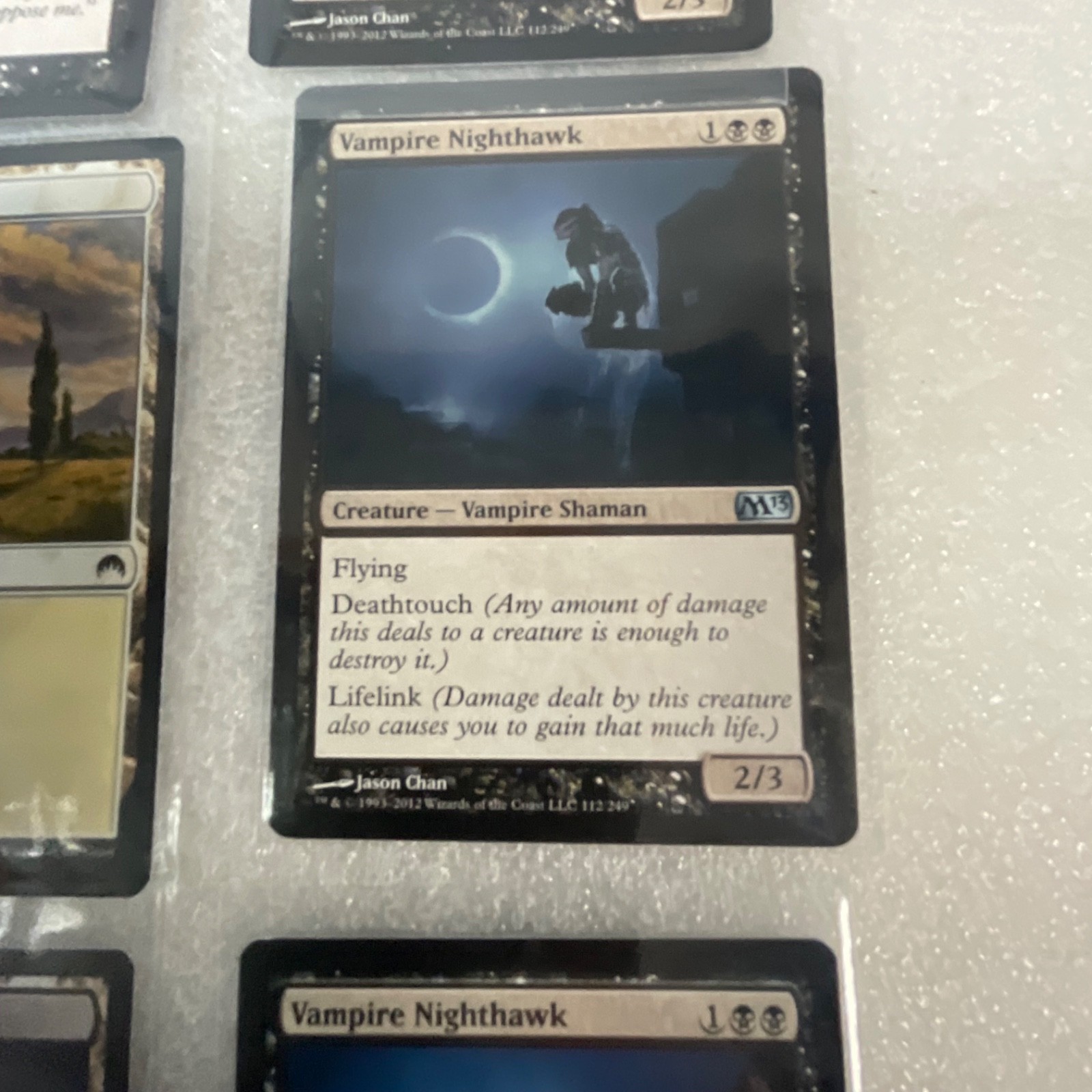 Magic the Gathering Lot of 20 Black M13 Cards Vampires & Spells - Image 16