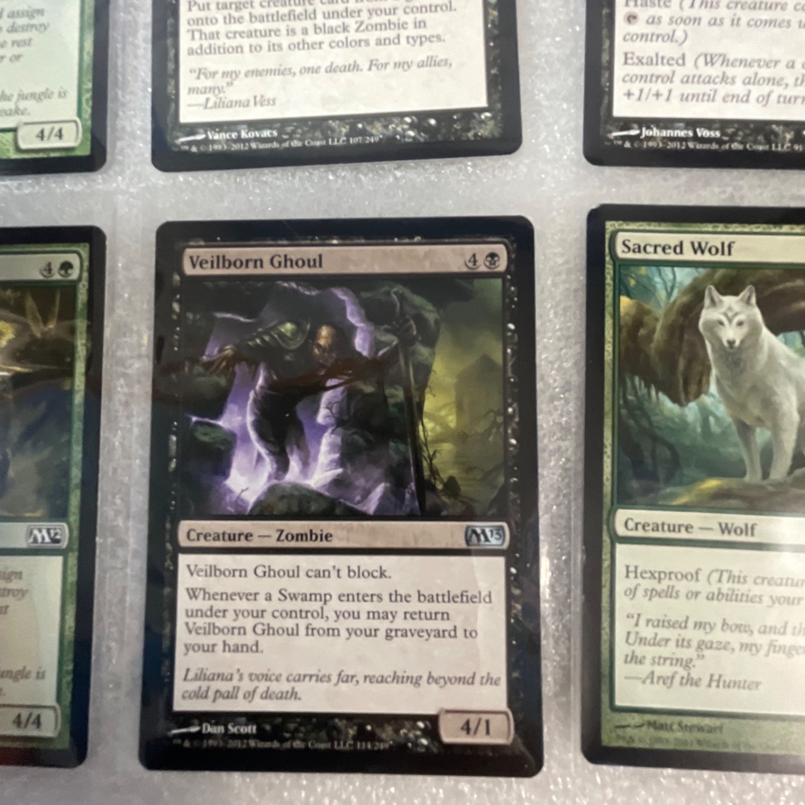 Magic the Gathering Lot of 20 Black M13 Cards Vampires & Spells - Image 20