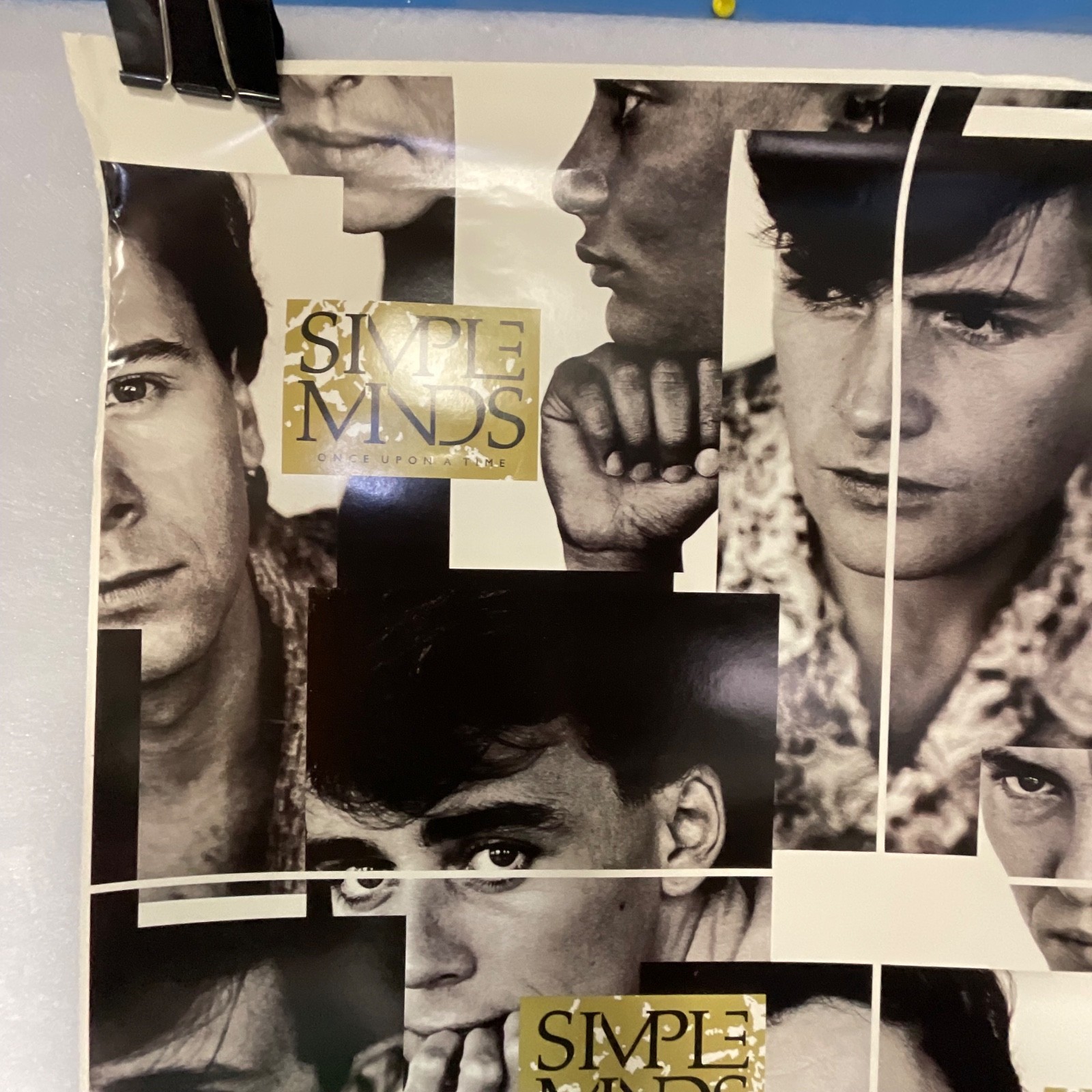 Vintage Simple Minds Poster 36inx24in Music Wall Art Collectible Once Upon aTime - Image 2