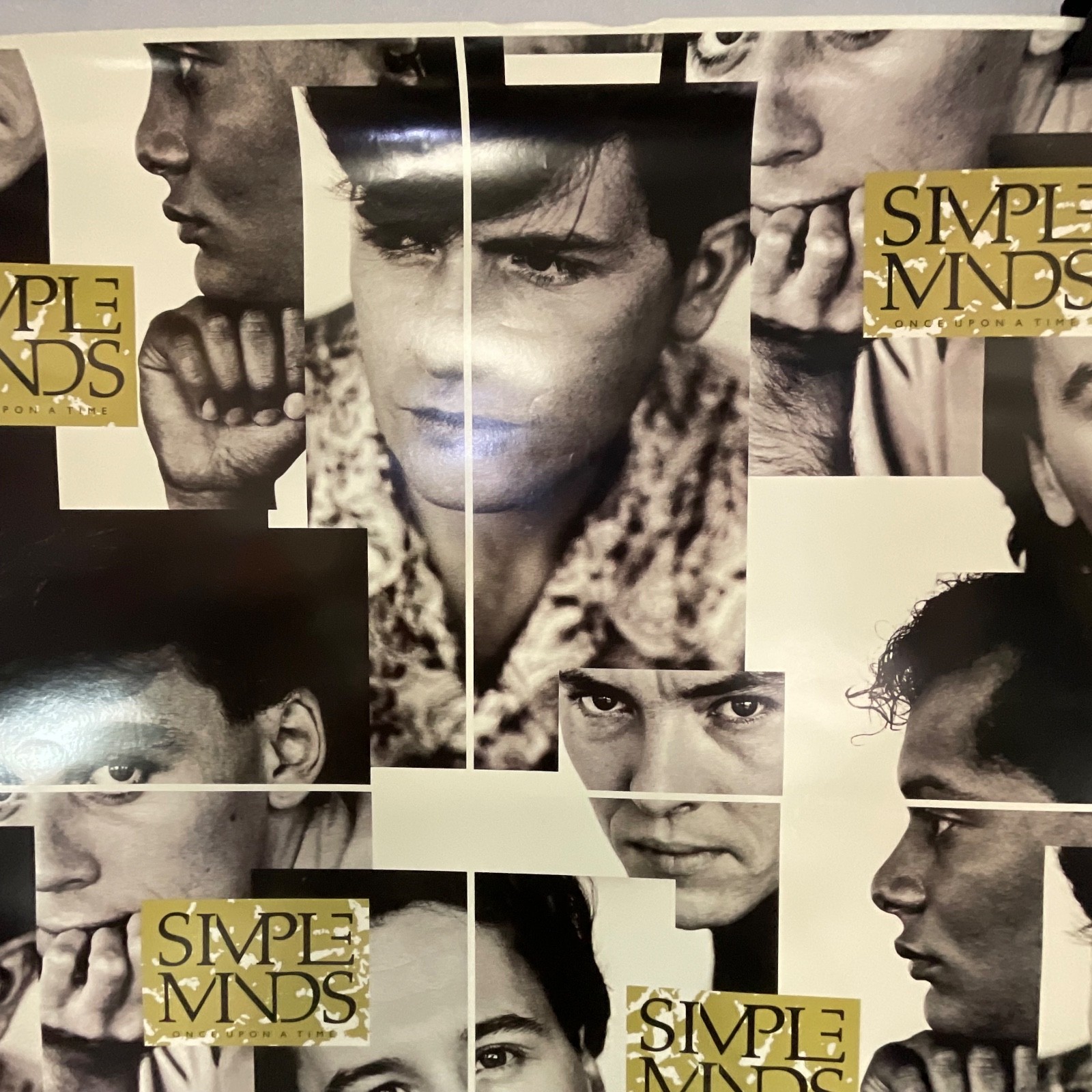 Vintage Simple Minds Poster 36inx24in Music Wall Art Collectible Once Upon aTime - Image 3