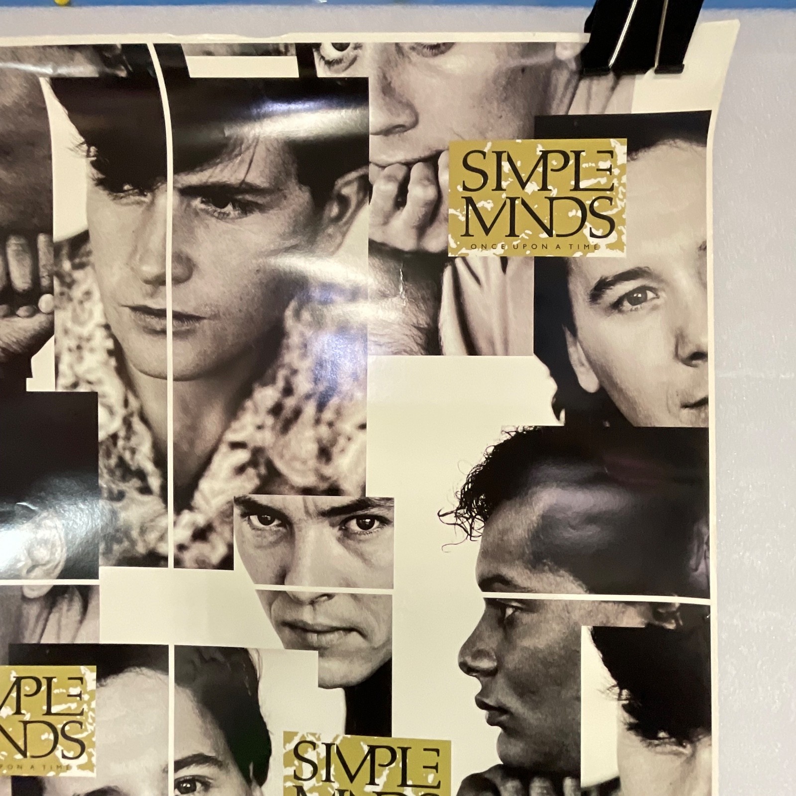 Vintage Simple Minds Poster 36inx24in Music Wall Art Collectible Once Upon aTime - Image 4