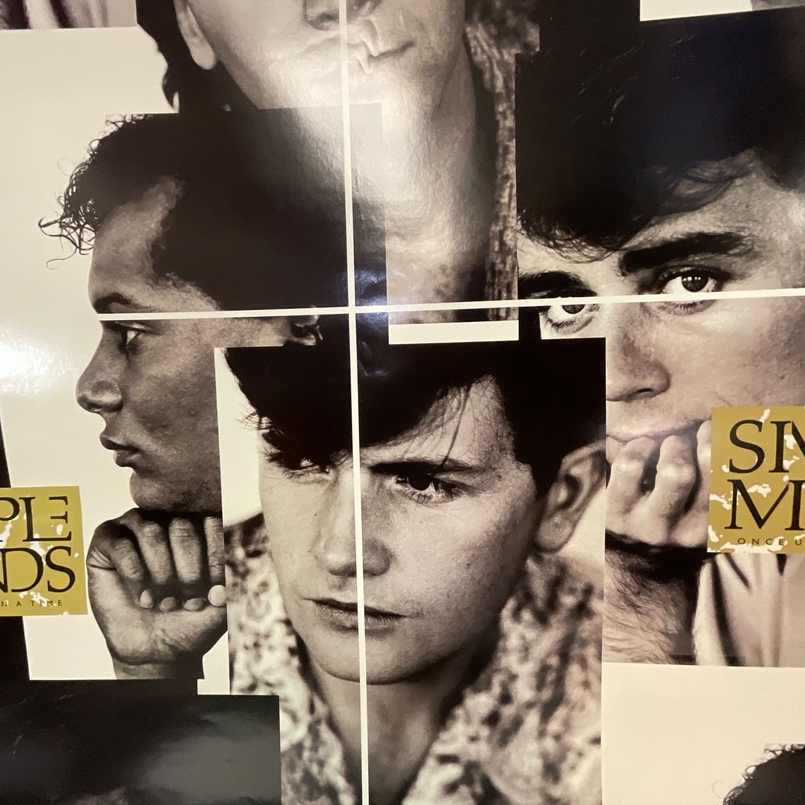 Vintage Simple Minds Poster 36inx24in Music Wall Art Collectible Once Upon aTime - Image 9