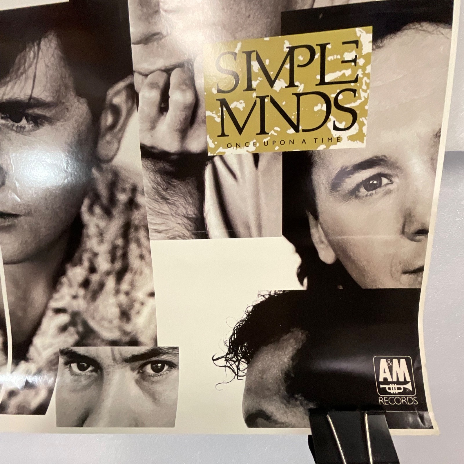 Vintage Simple Minds Poster 36inx24in Music Wall Art Collectible Once Upon aTime - Image 11
