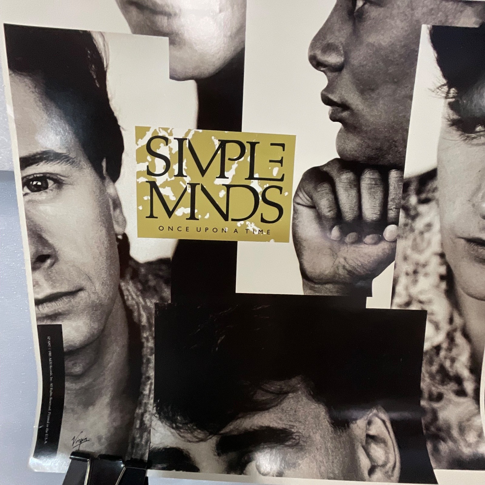 Vintage Simple Minds Poster 36inx24in Music Wall Art Collectible Once Upon aTime - Image 13
