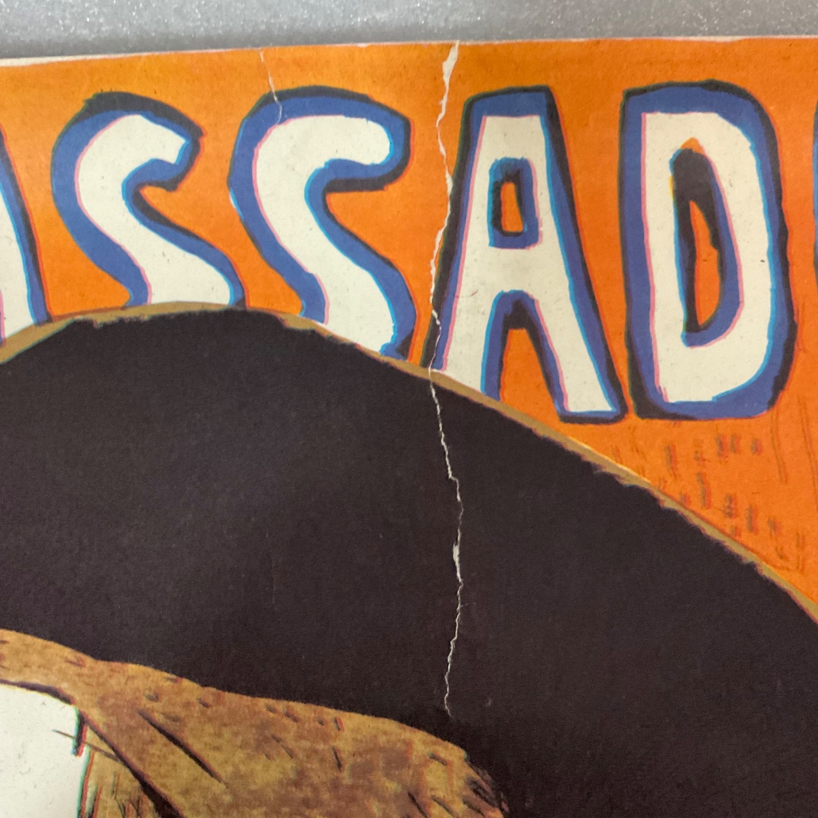 Vintage Ambassadeurs Aristide Bruant Poster 21.75in x31in Toulouse-Lautrec - Image 2
