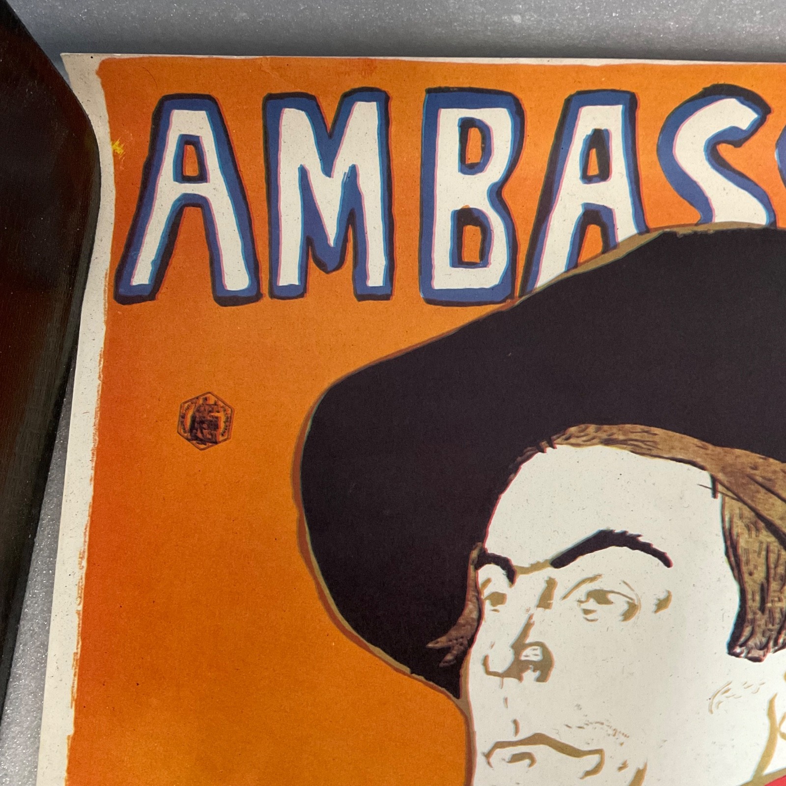 Vintage Ambassadeurs Aristide Bruant Poster 21.75in x31in Toulouse-Lautrec - Image 3