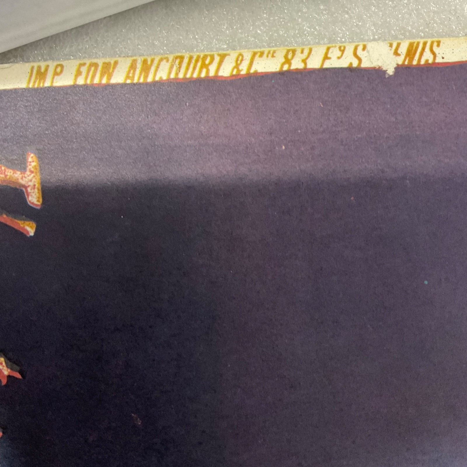 Vintage Ambassadeurs Aristide Bruant Poster 21.75in x31in Toulouse-Lautrec - Image 7
