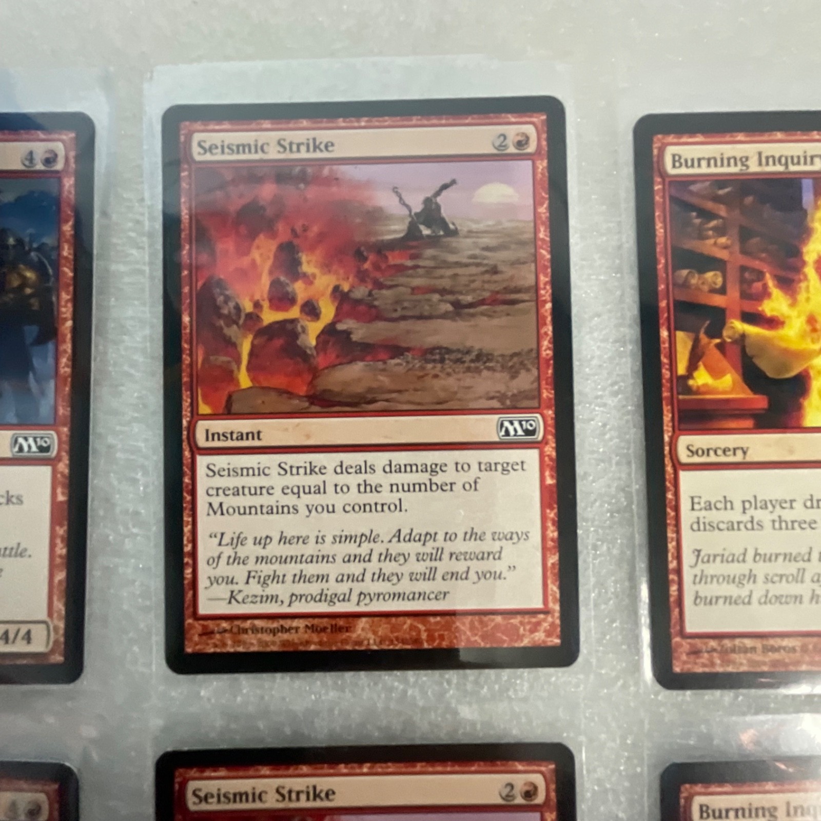 Magic the Gathering Lot of 20 Red M13 Core Set Cards Mixed - Image 3