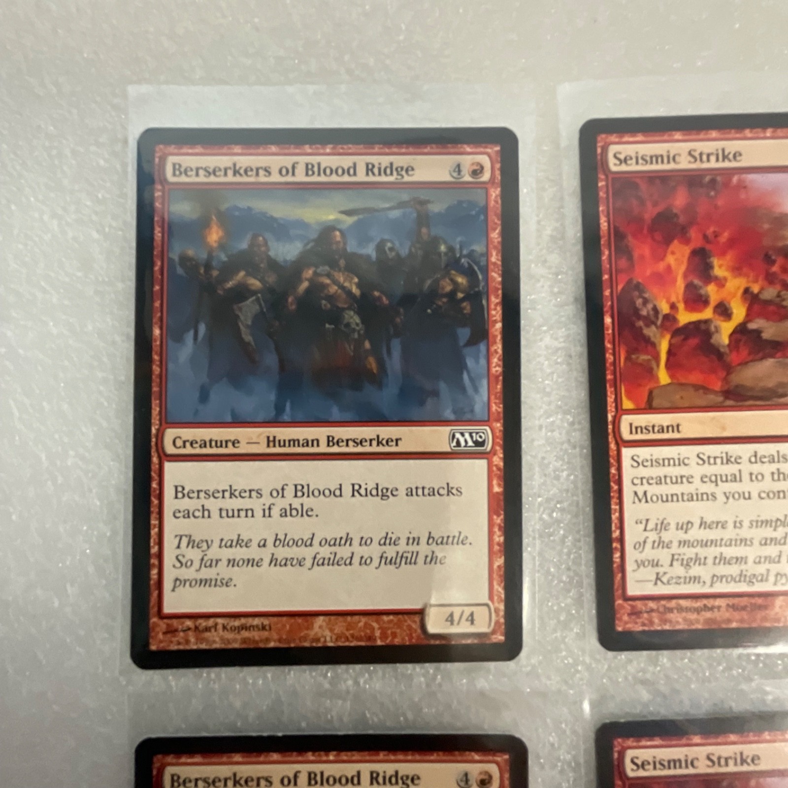 Magic the Gathering Lot of 20 Red M13 Core Set Cards Mixed - Image 2