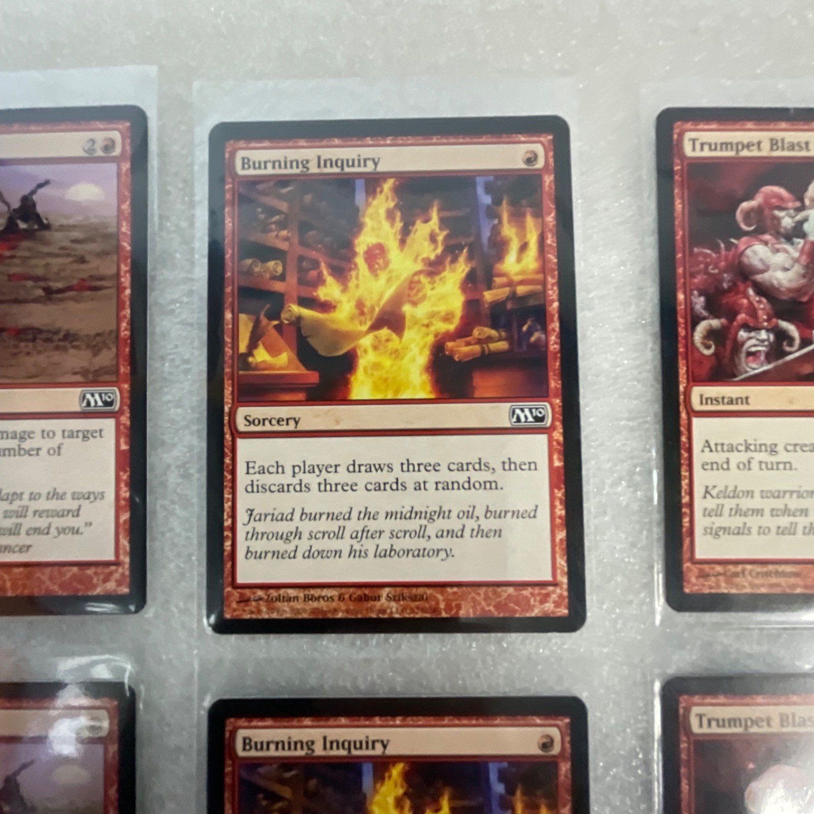 Magic the Gathering Lot of 20 Red M13 Core Set Cards Mixed - Image 4