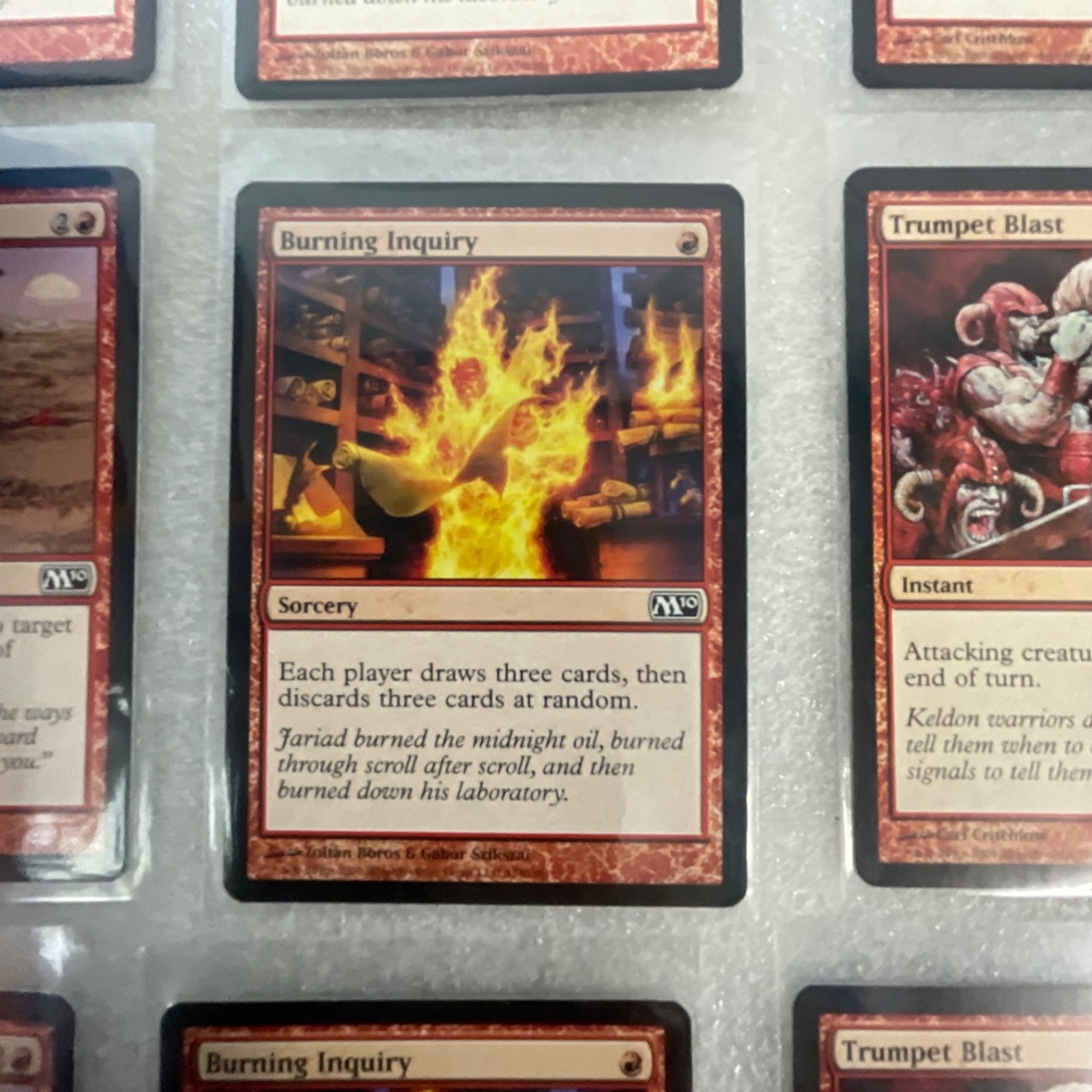 Magic the Gathering Lot of 20 Red M13 Core Set Cards Mixed - Image 9