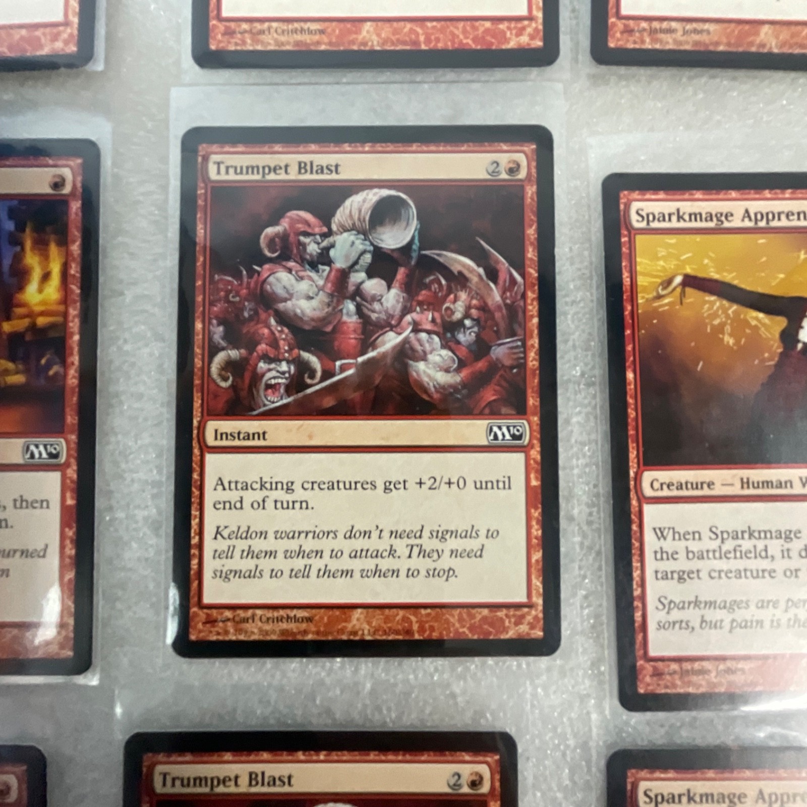 Magic the Gathering Lot of 20 Red M13 Core Set Cards Mixed - Image 8