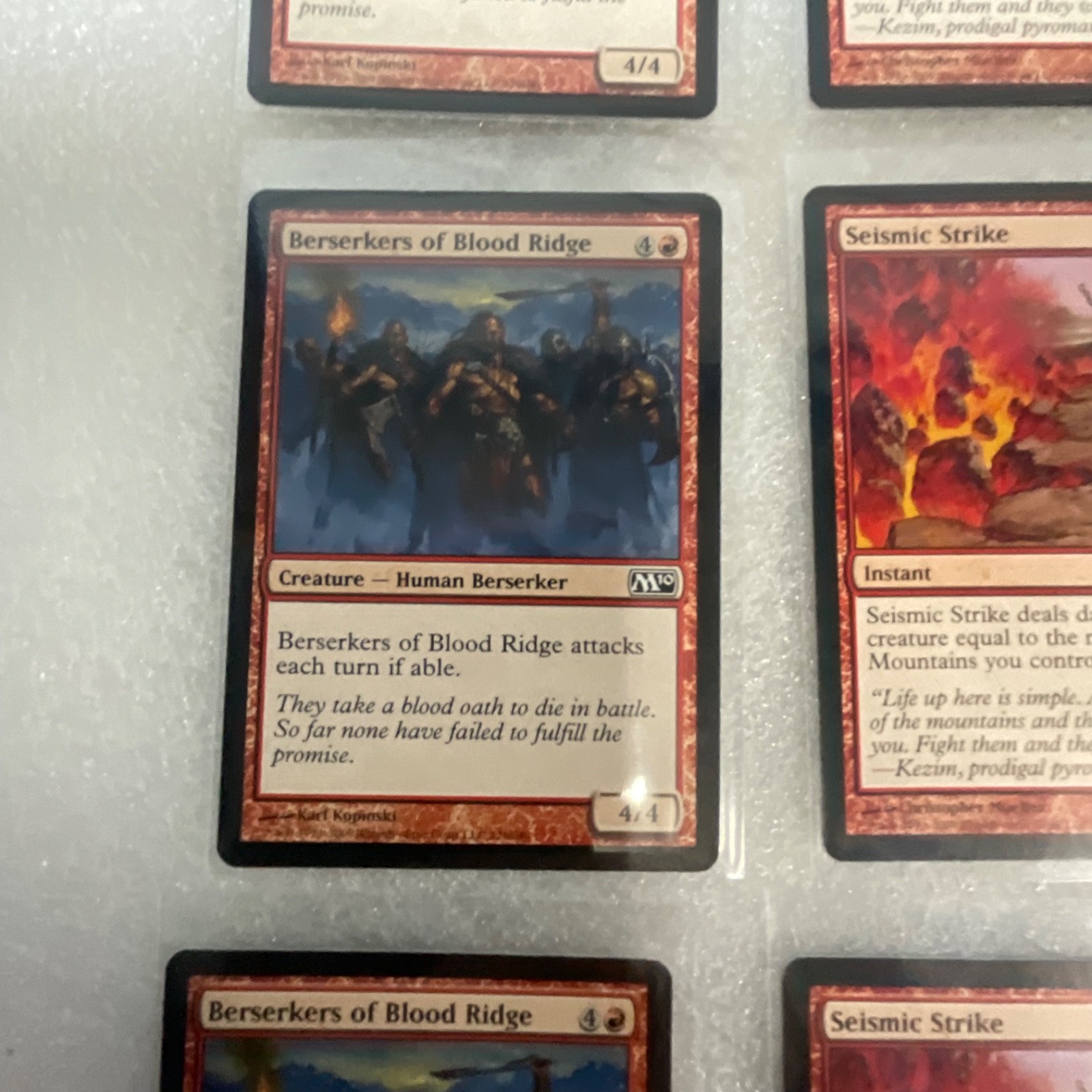 Magic the Gathering Lot of 20 Red M13 Core Set Cards Mixed - Image 11
