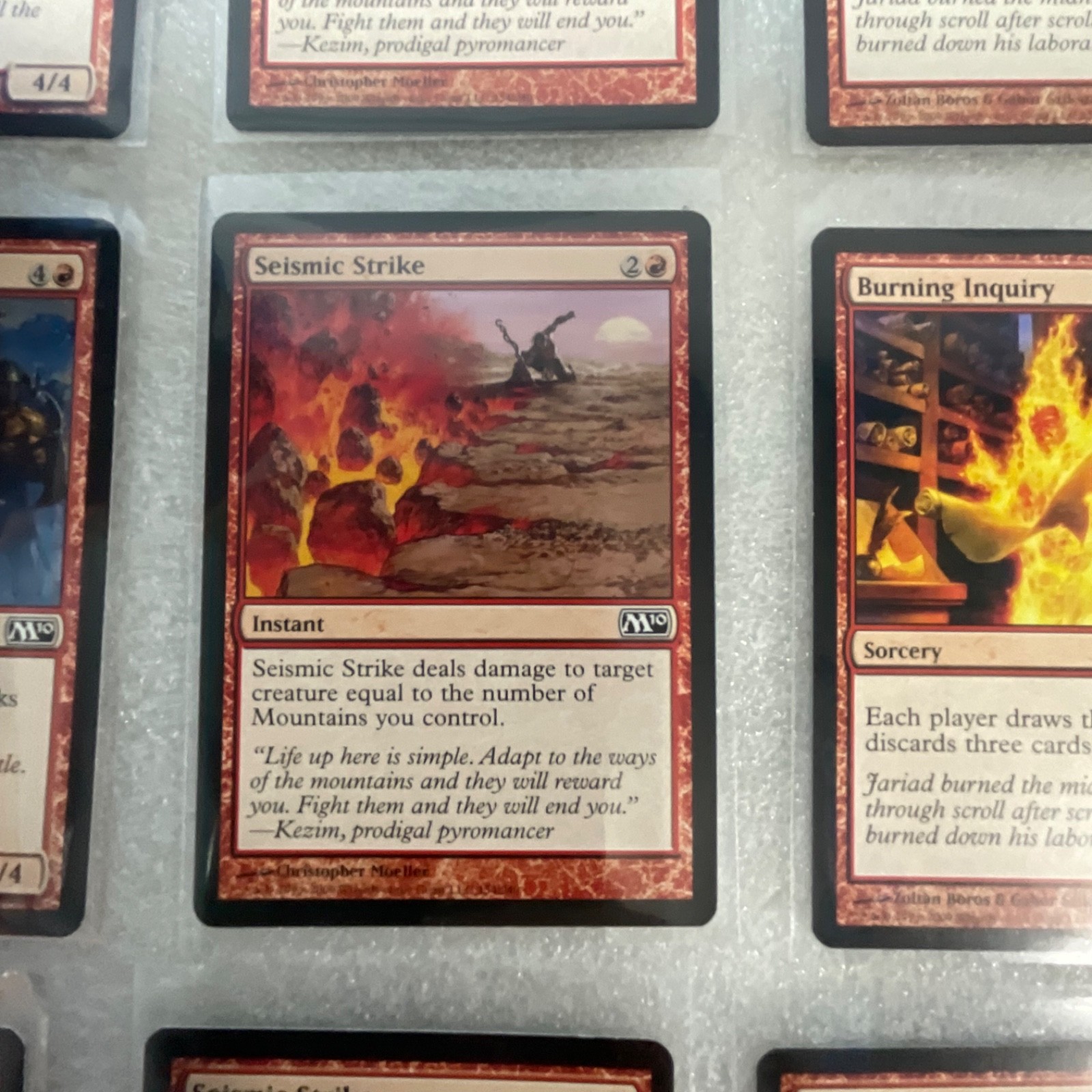 Magic the Gathering Lot of 20 Red M13 Core Set Cards Mixed - Image 10