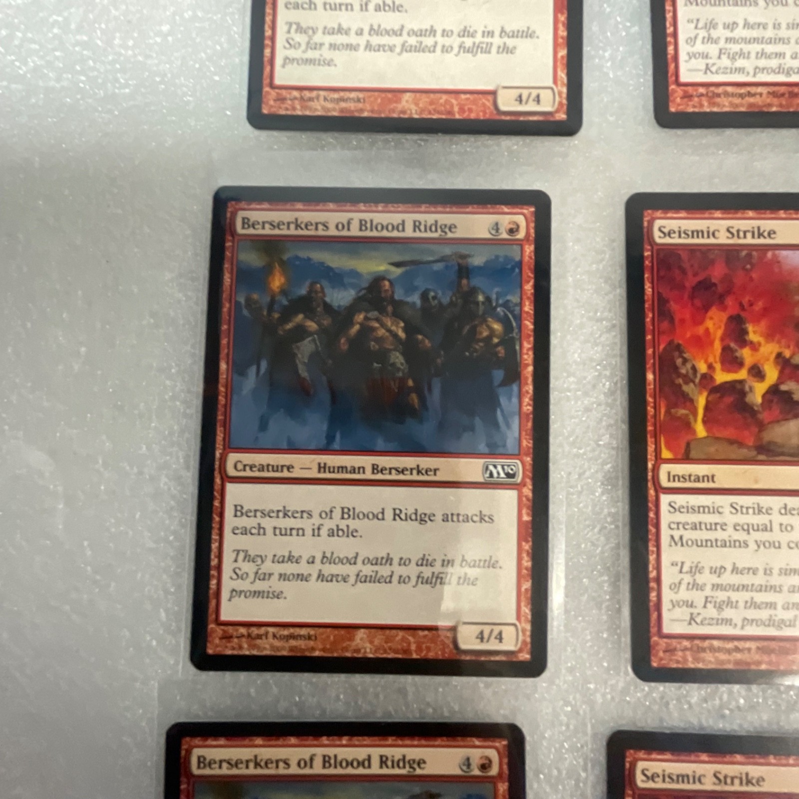 Magic the Gathering Lot of 20 Red M13 Core Set Cards Mixed - Image 12