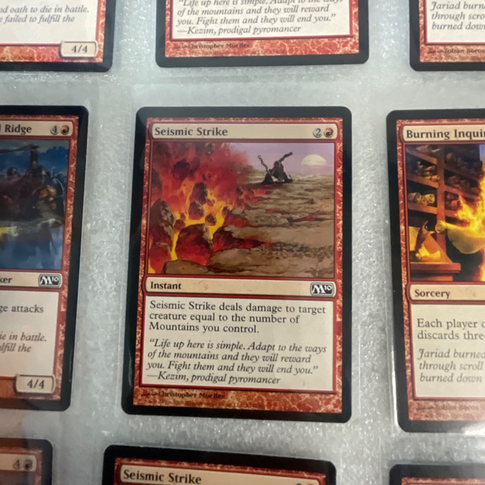 Magic the Gathering Lot of 20 Red M13 Core Set Cards Mixed - Image 13