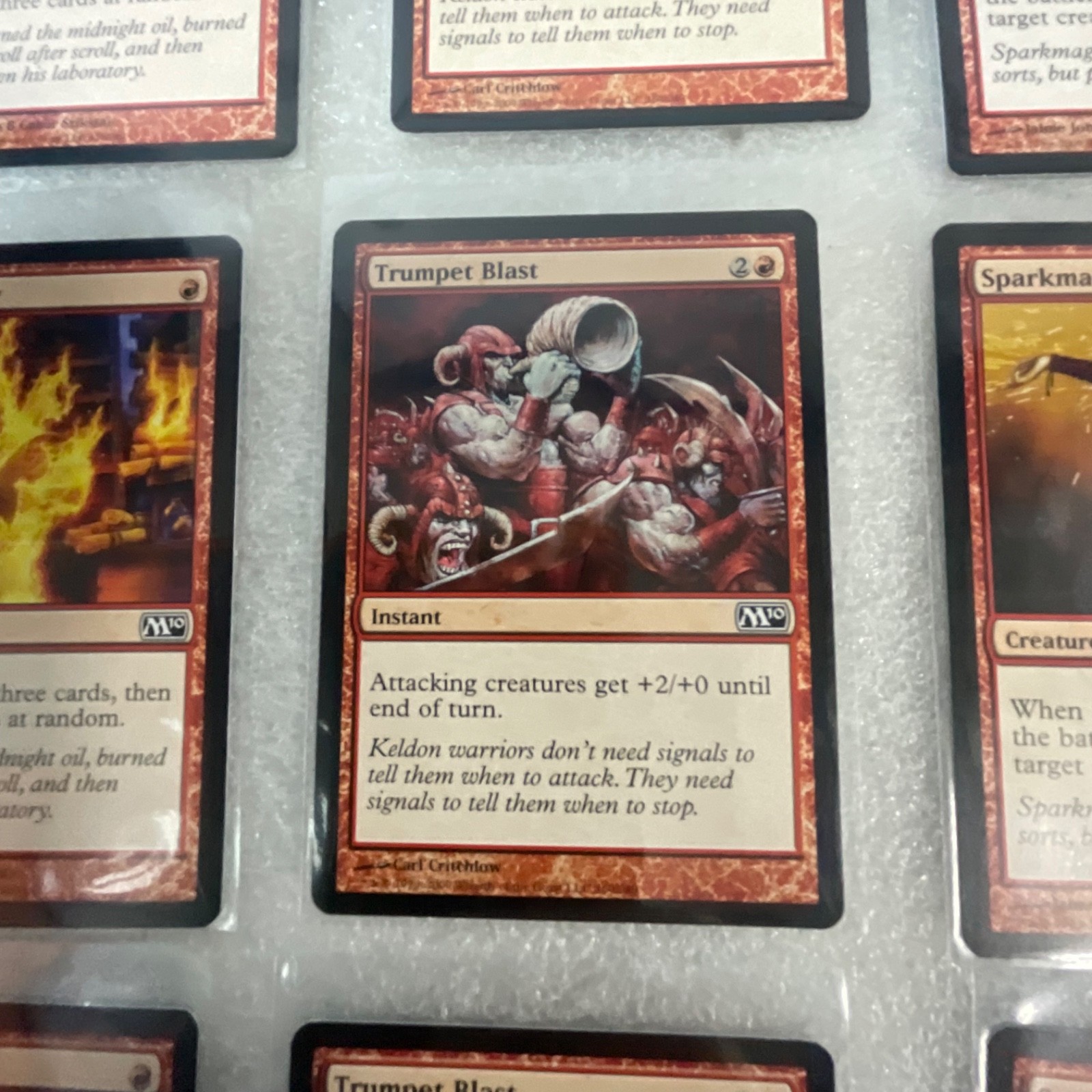 Magic the Gathering Lot of 20 Red M13 Core Set Cards Mixed - Image 15