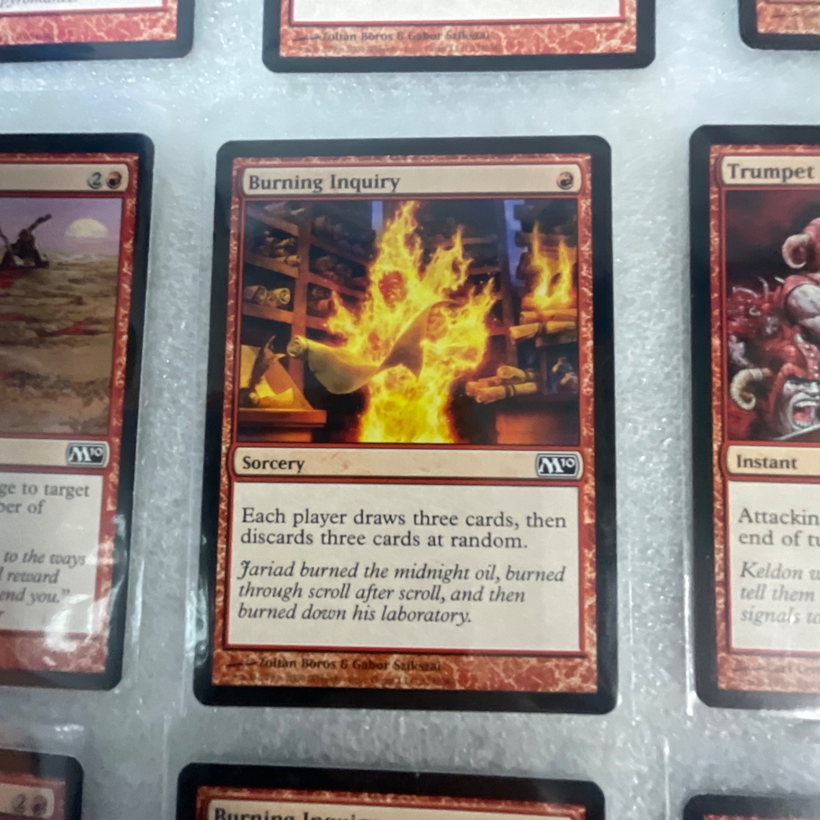Magic the Gathering Lot of 20 Red M13 Core Set Cards Mixed - Image 14