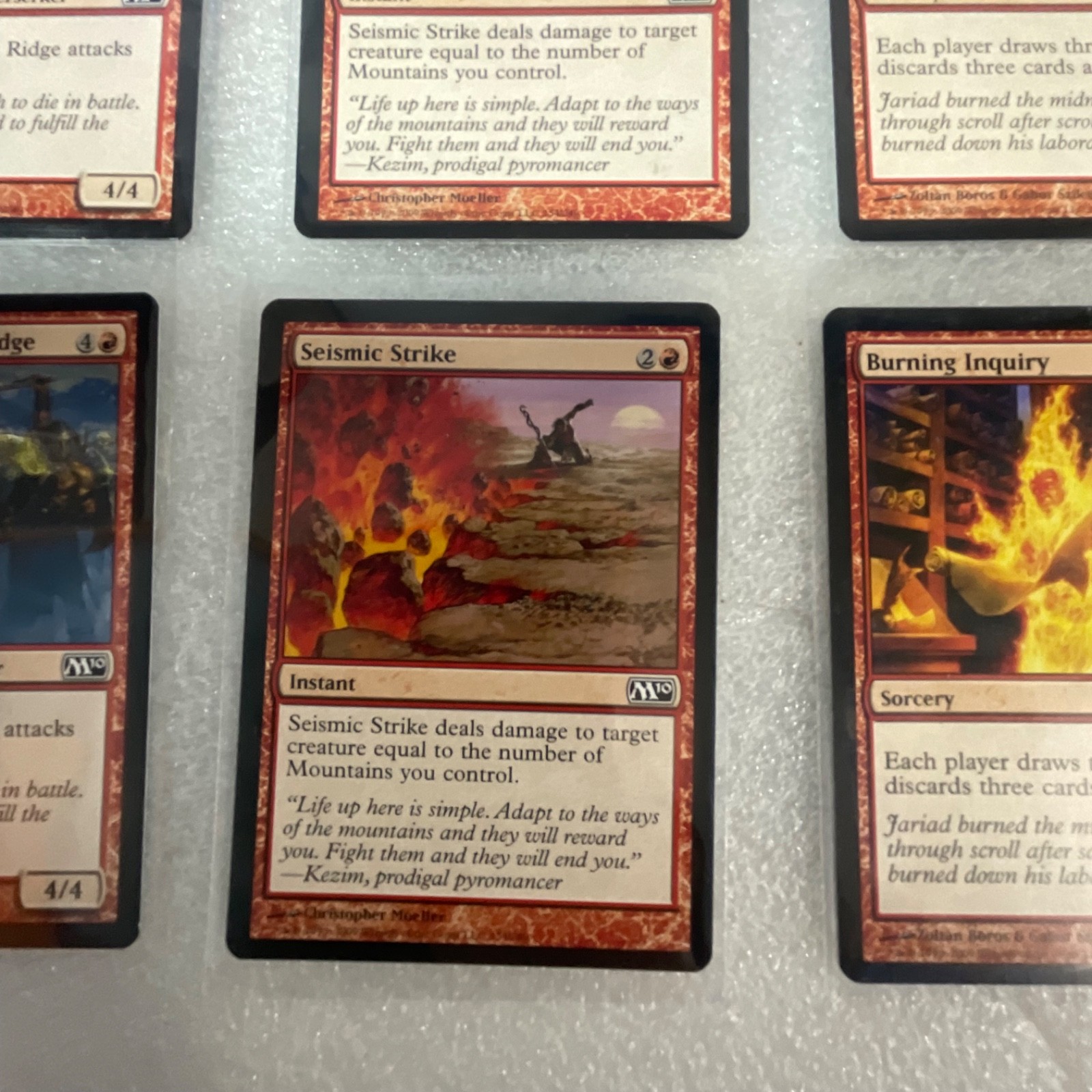 Magic the Gathering Lot of 20 Red M13 Core Set Cards Mixed - Image 20