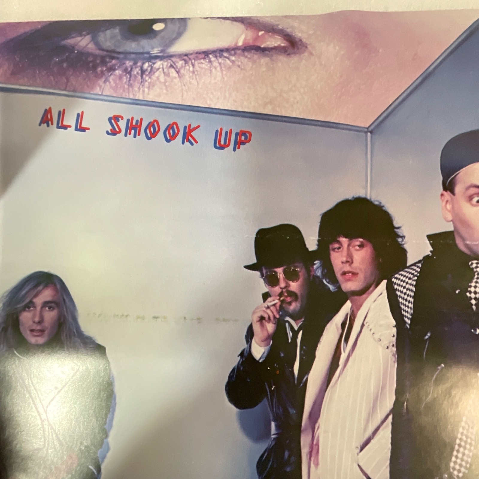 1980 Cheap Trick All Shook Up Poster 23in Square Vintage CBS - Image 2