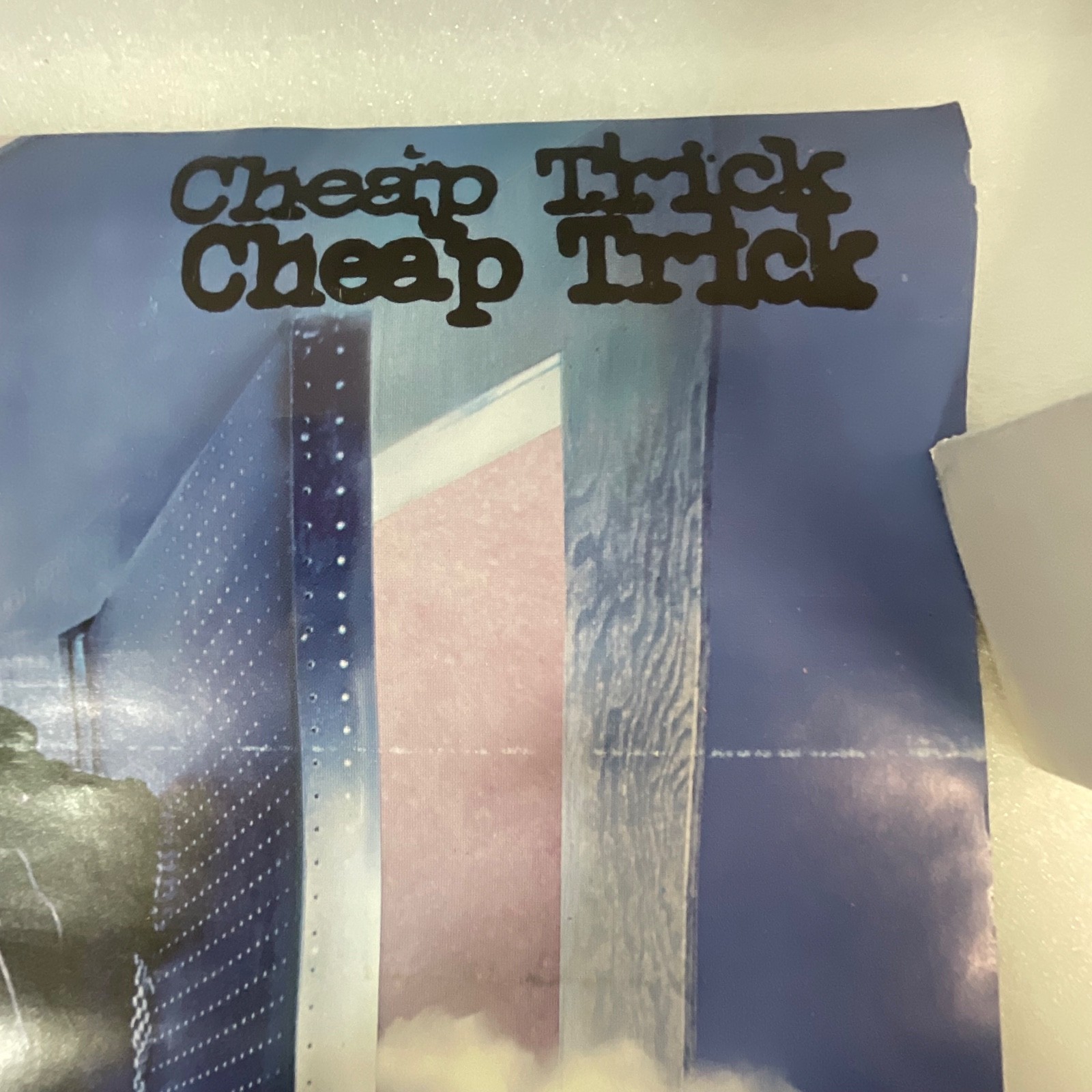 1980 Cheap Trick All Shook Up Poster 23in Square Vintage CBS - Image 3