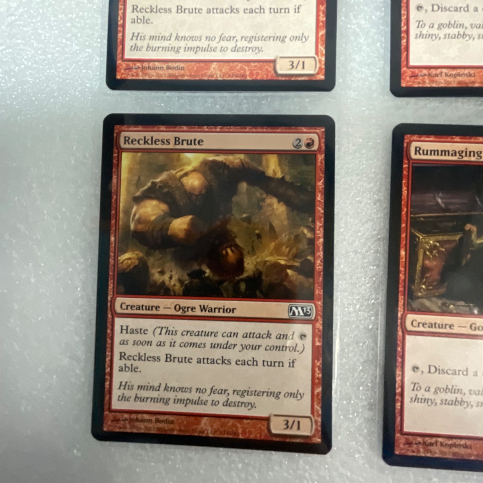 Magic the Gathering Lot of 20 Red M13 Cards Reckless Brute Smelt - Image 5