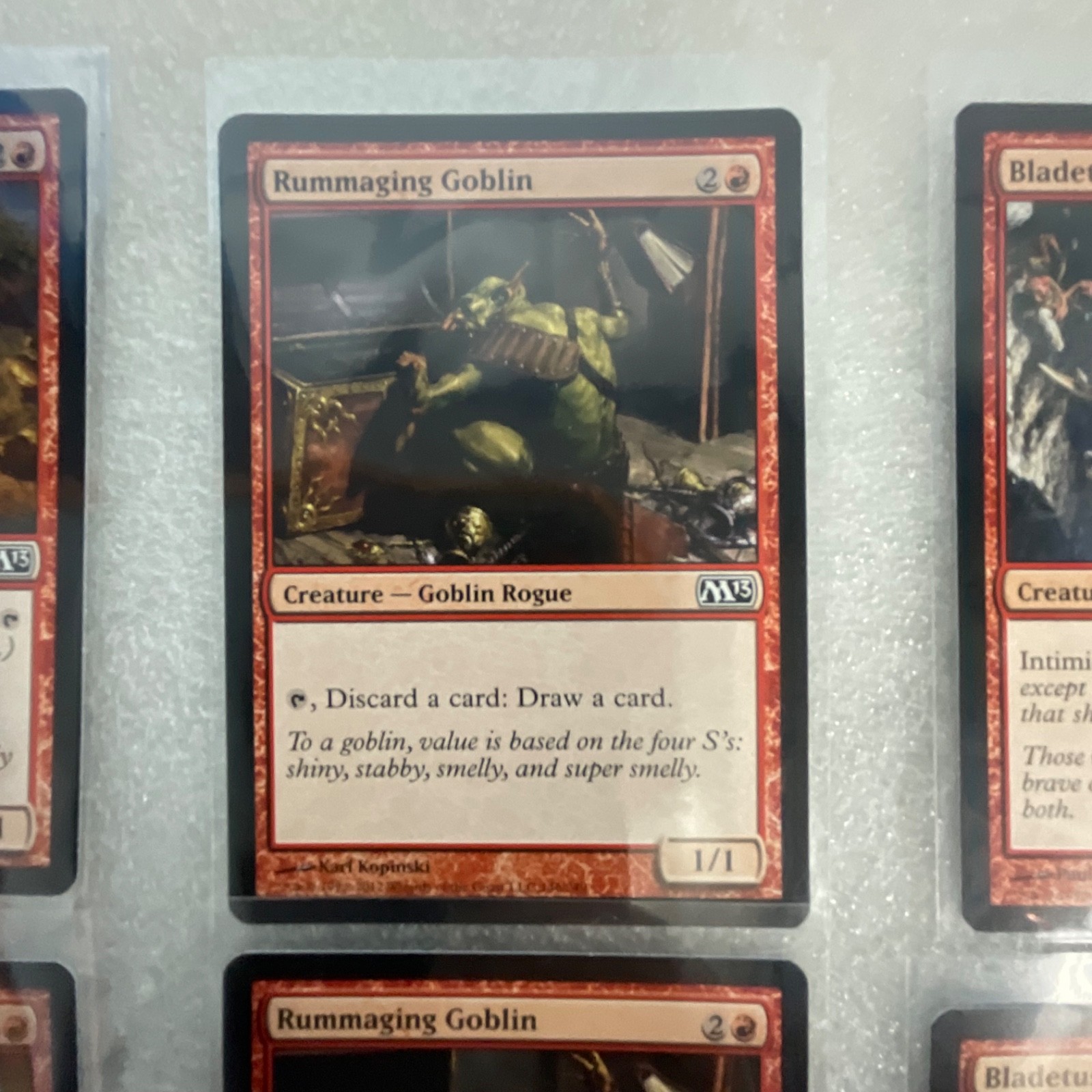 Magic the Gathering Lot of 20 Red M13 Cards Reckless Brute Smelt - Image 9