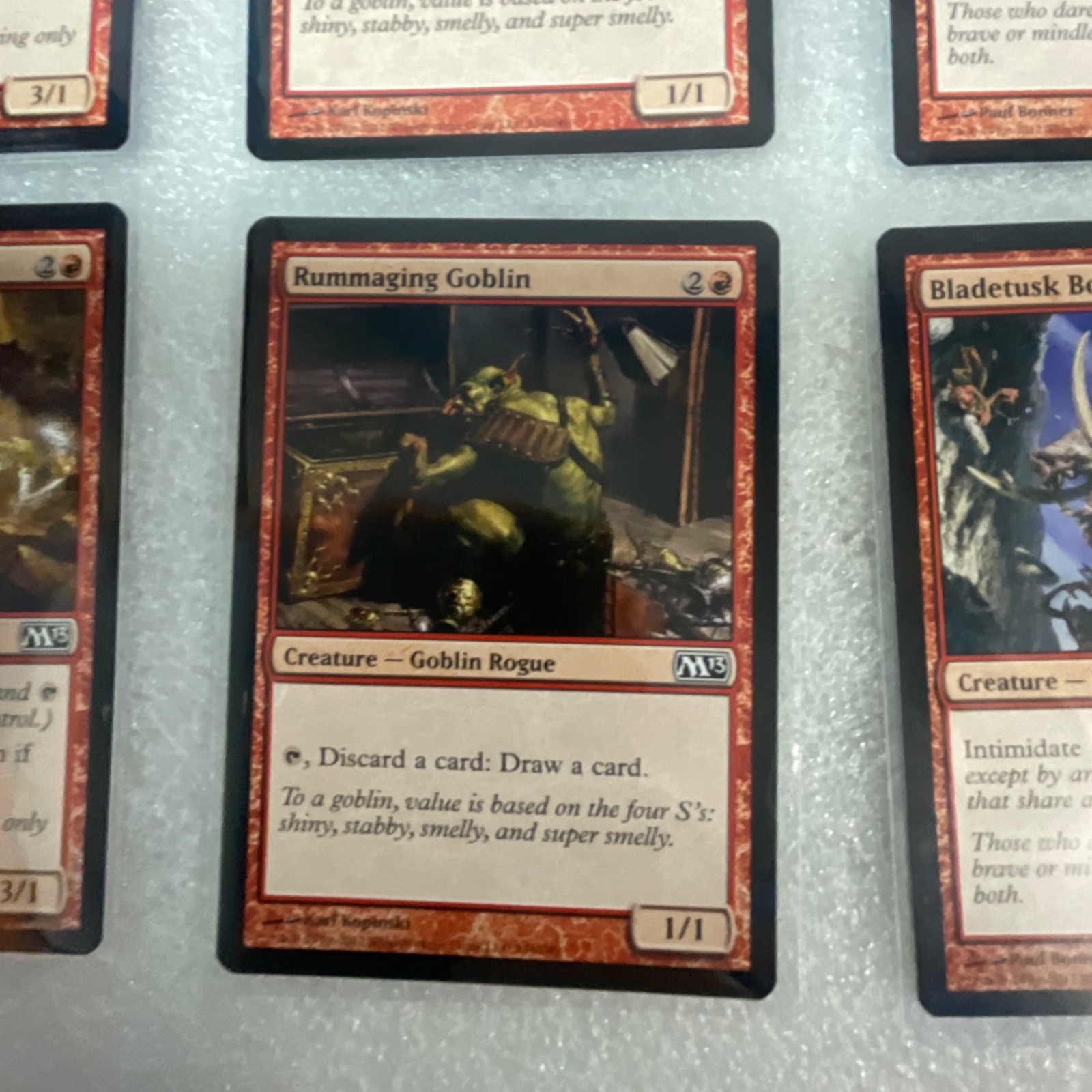 Magic the Gathering Lot of 20 Red M13 Cards Reckless Brute Smelt - Image 6