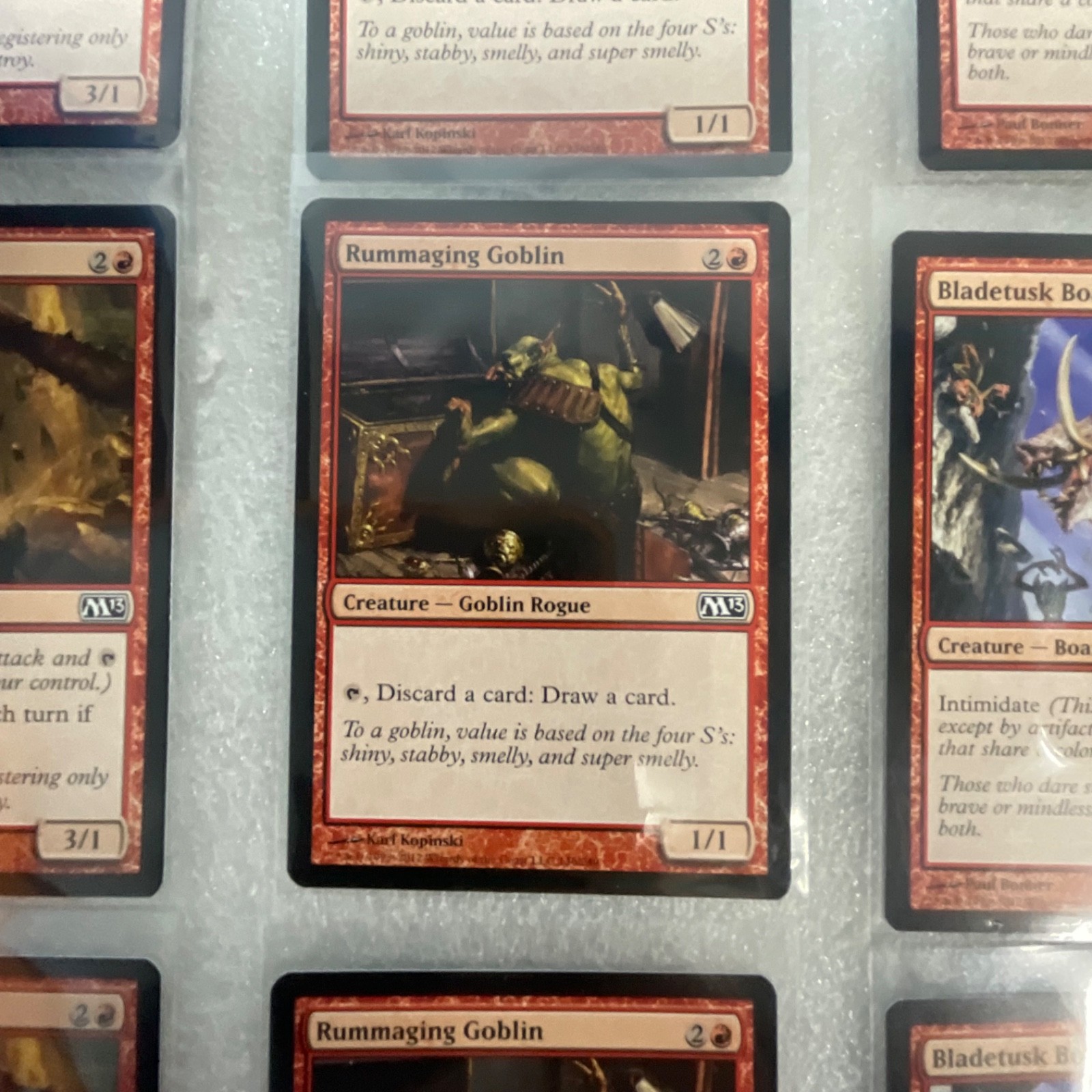 Magic the Gathering Lot of 20 Red M13 Cards Reckless Brute Smelt - Image 8